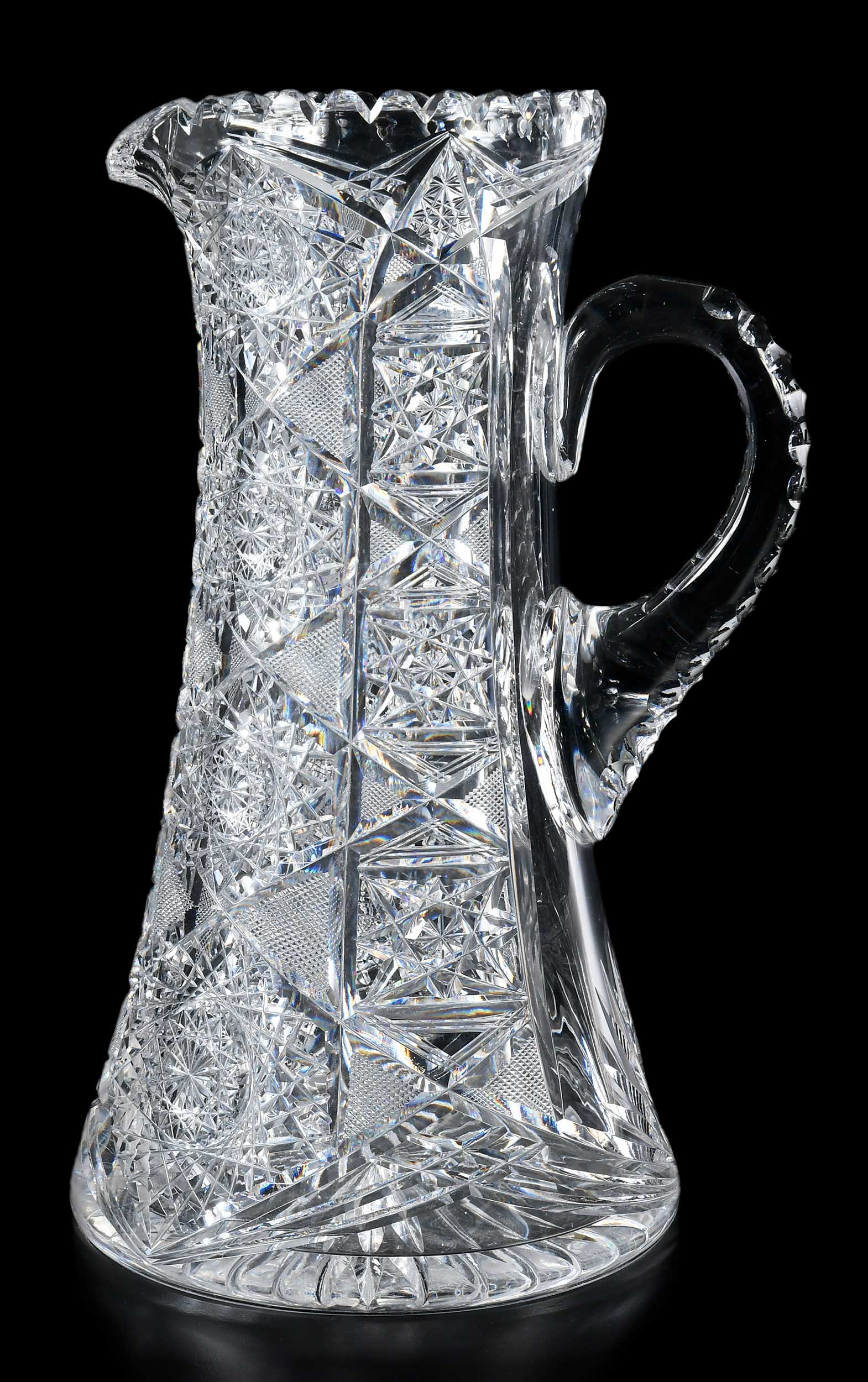 Monumental American Brilliant Period Cut Glass Pitcher (1 of 6)