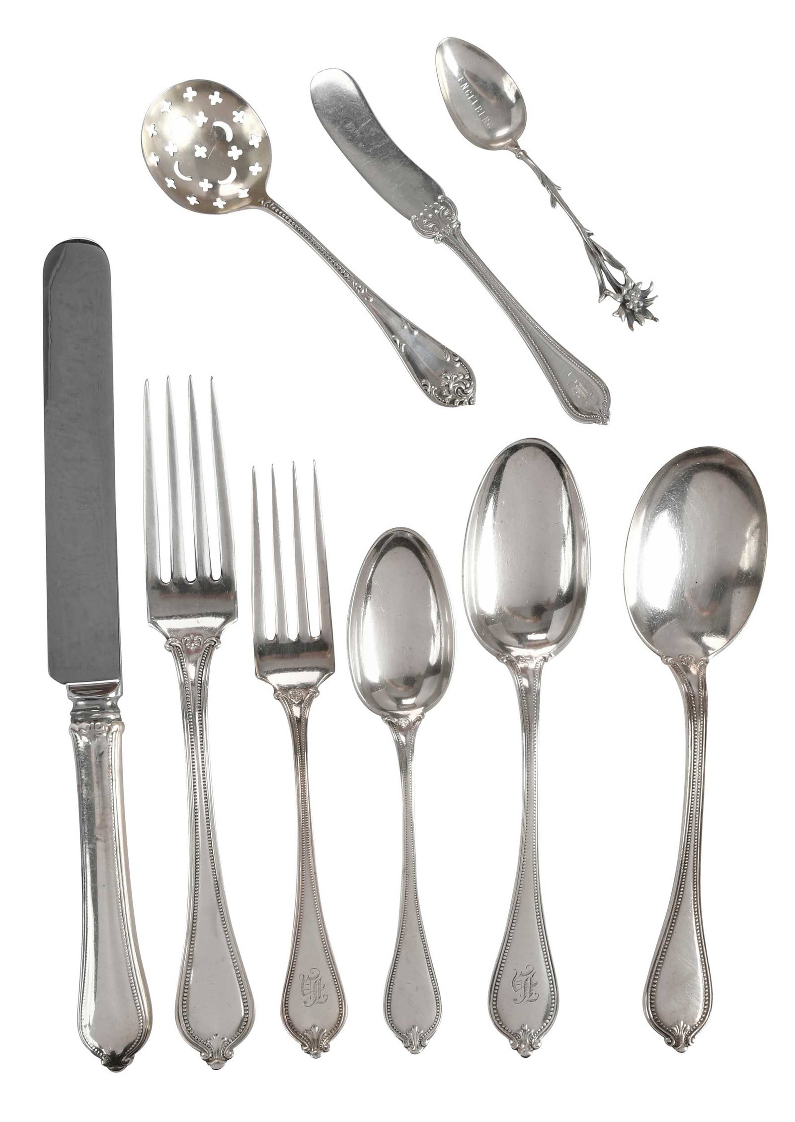 Towle Newbury Sterling Flatware, 87 Pieces (1 of 5)