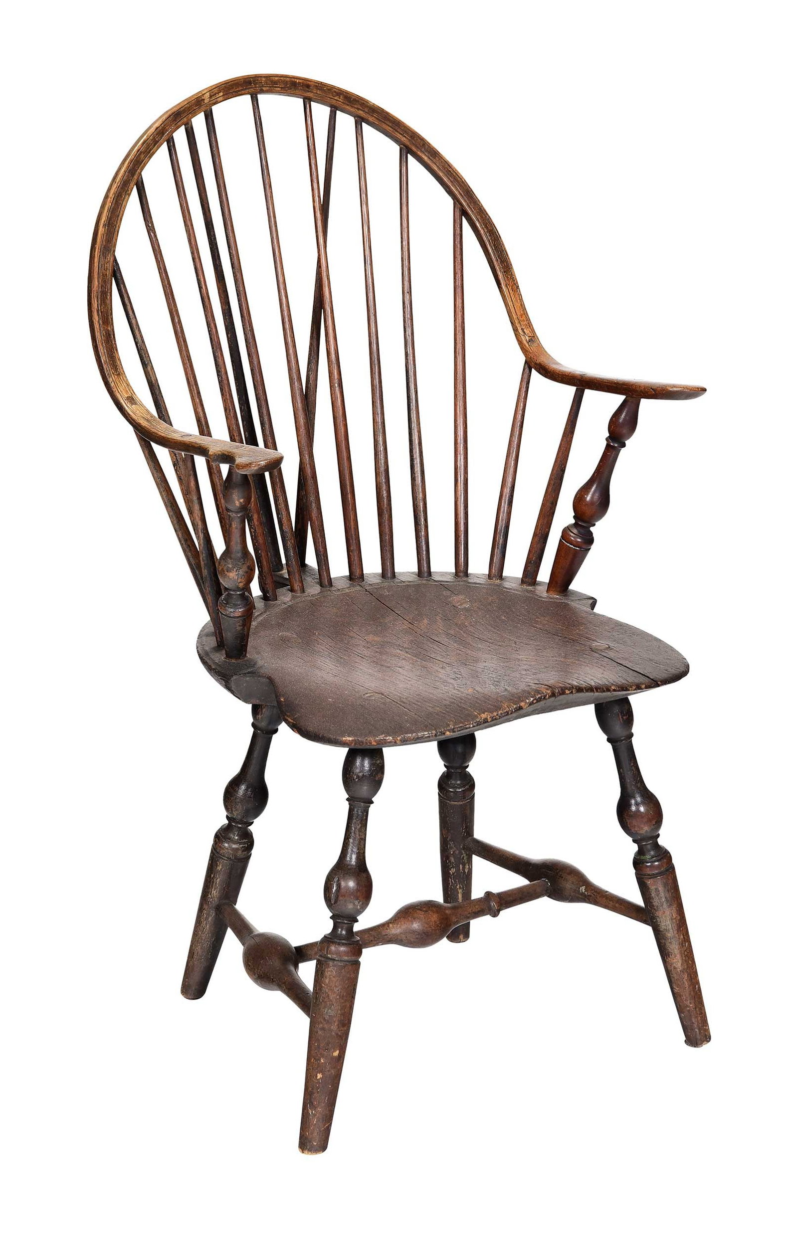 John Sproson Signed Continuous Arm Brace Back Windsor Chair (1 of 7)