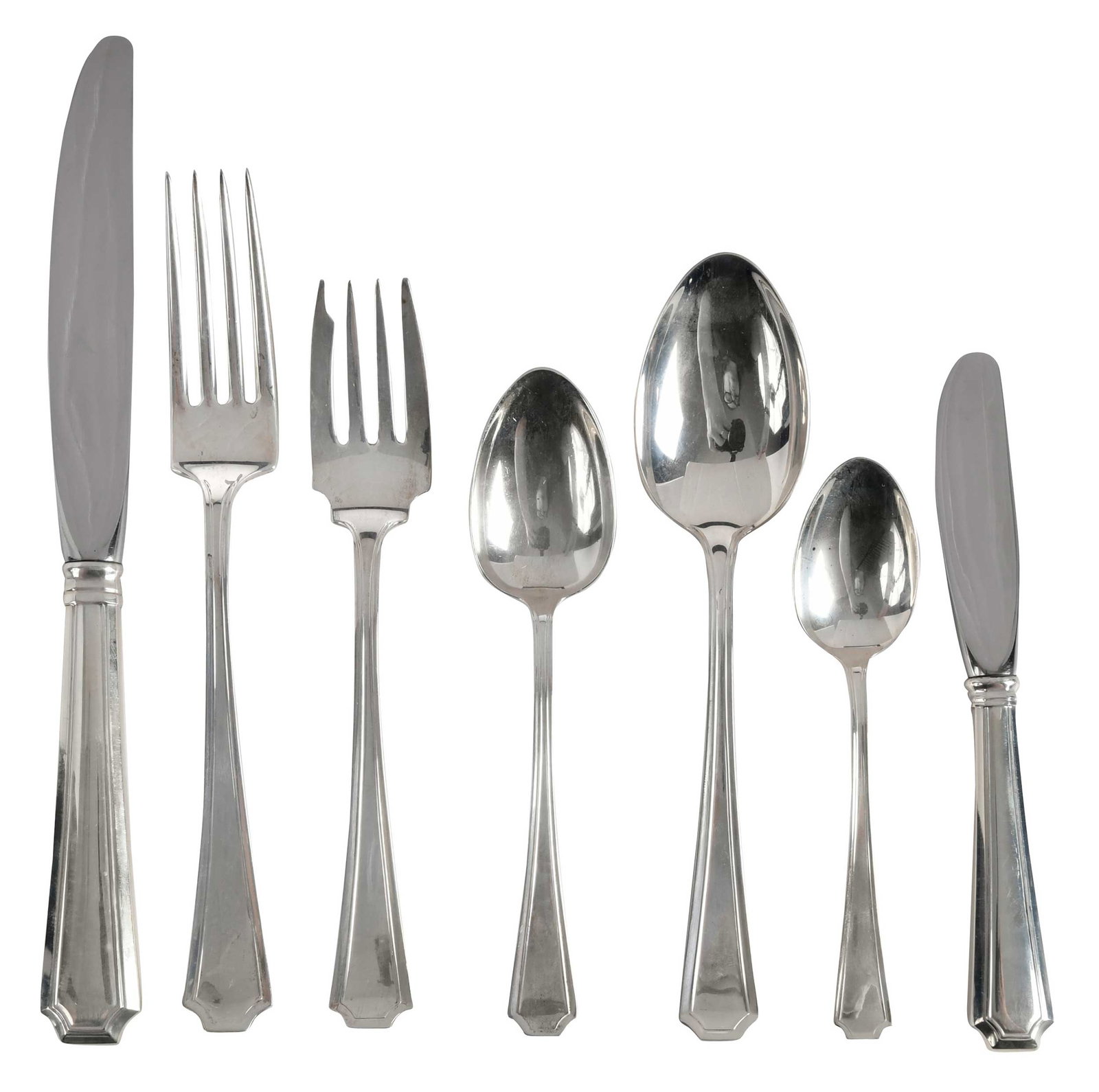 Gorham Fairfax Sterling Flatware, Service for Eight, 64 Pieces (1 of 4)