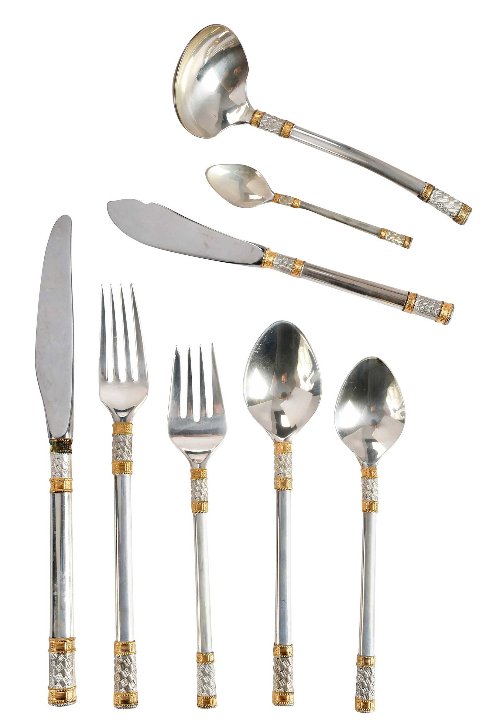 Wallace Aegean Weave Sterling Flatware, 83 Pieces (1 of 5)