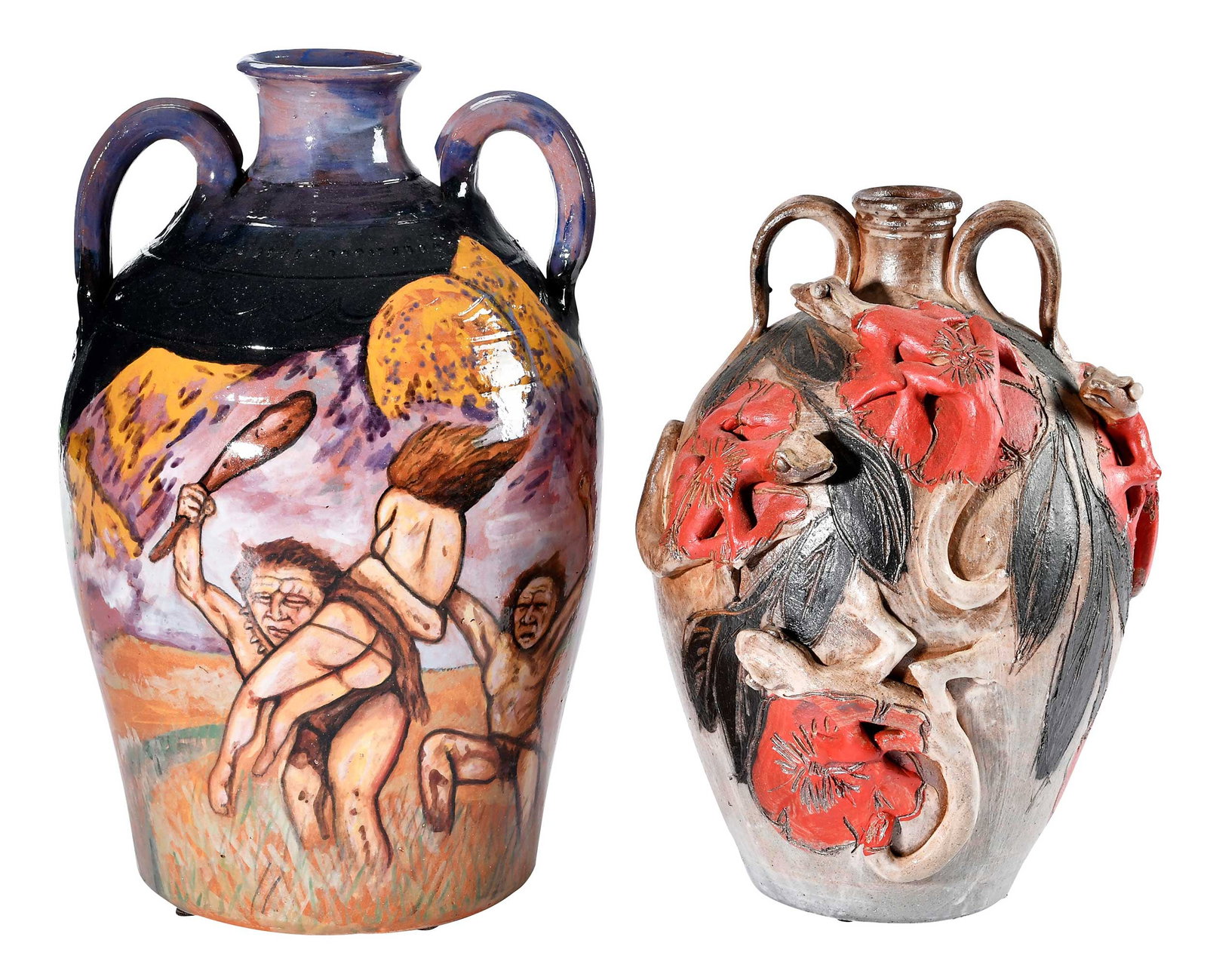 Two Pieces of Contemporary Decorated North Carolina Pottery (1 of 17)