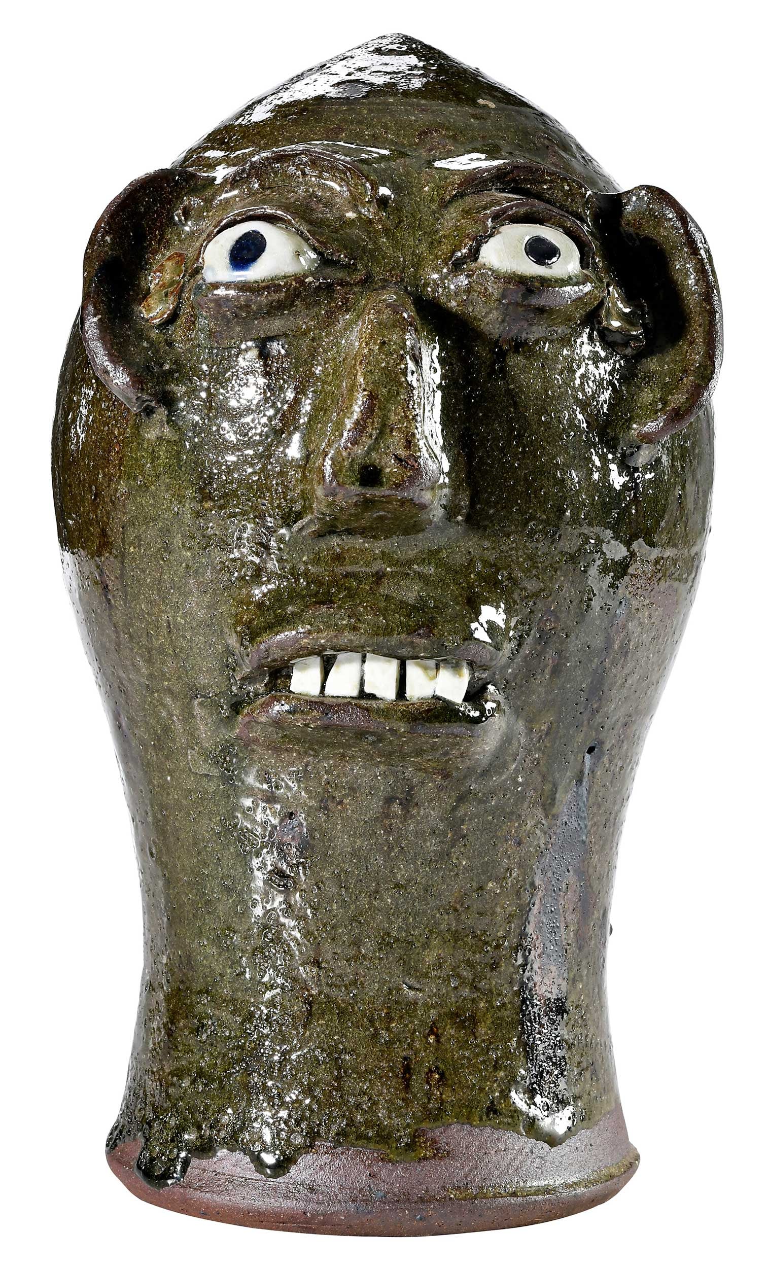 Rare Burlon Craig North Carolina Stoneware Wig Stand (1 of 12)
