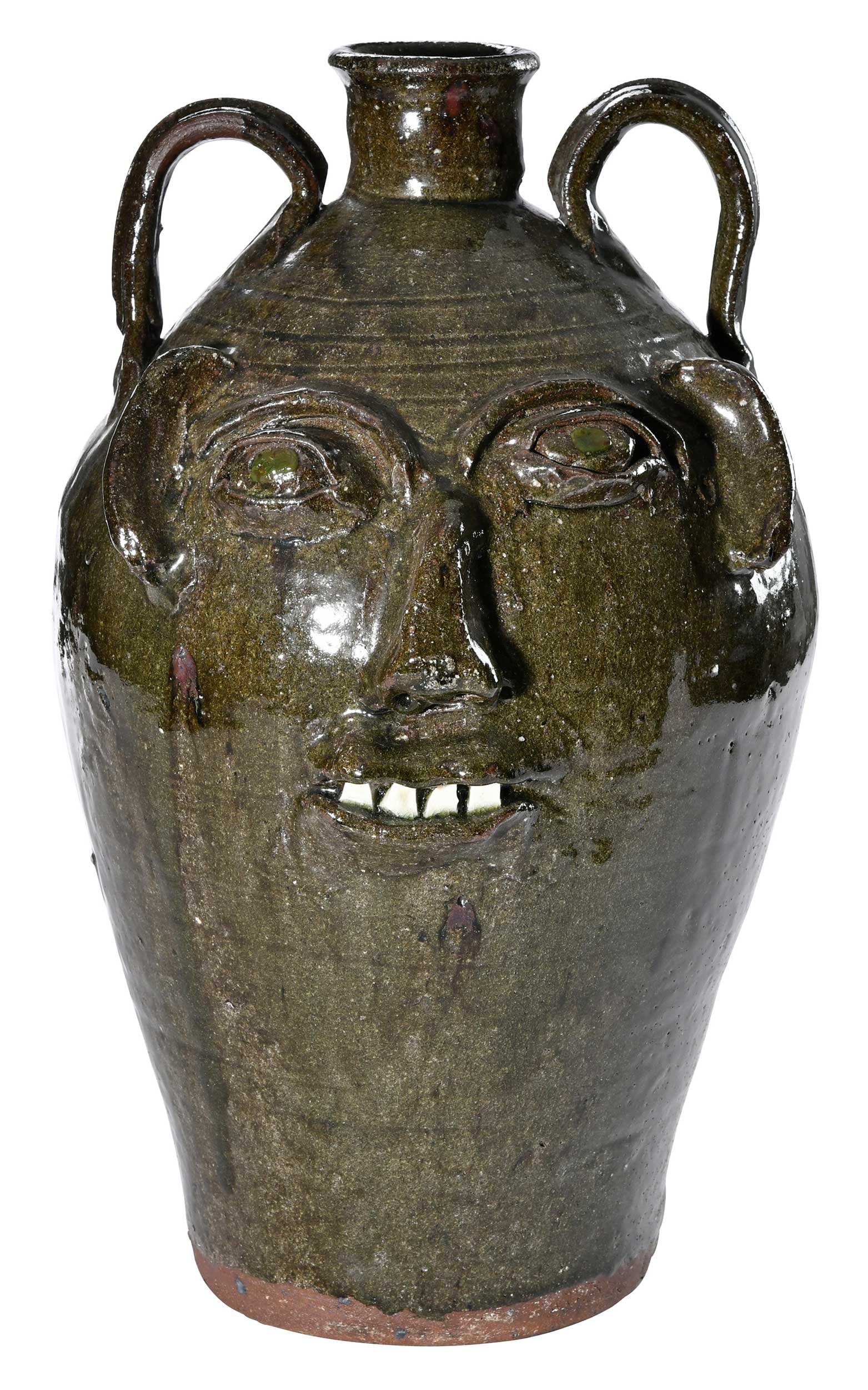 Large Burlon Craig Catawba Valley North Carolina Face Jug (1 of 12)