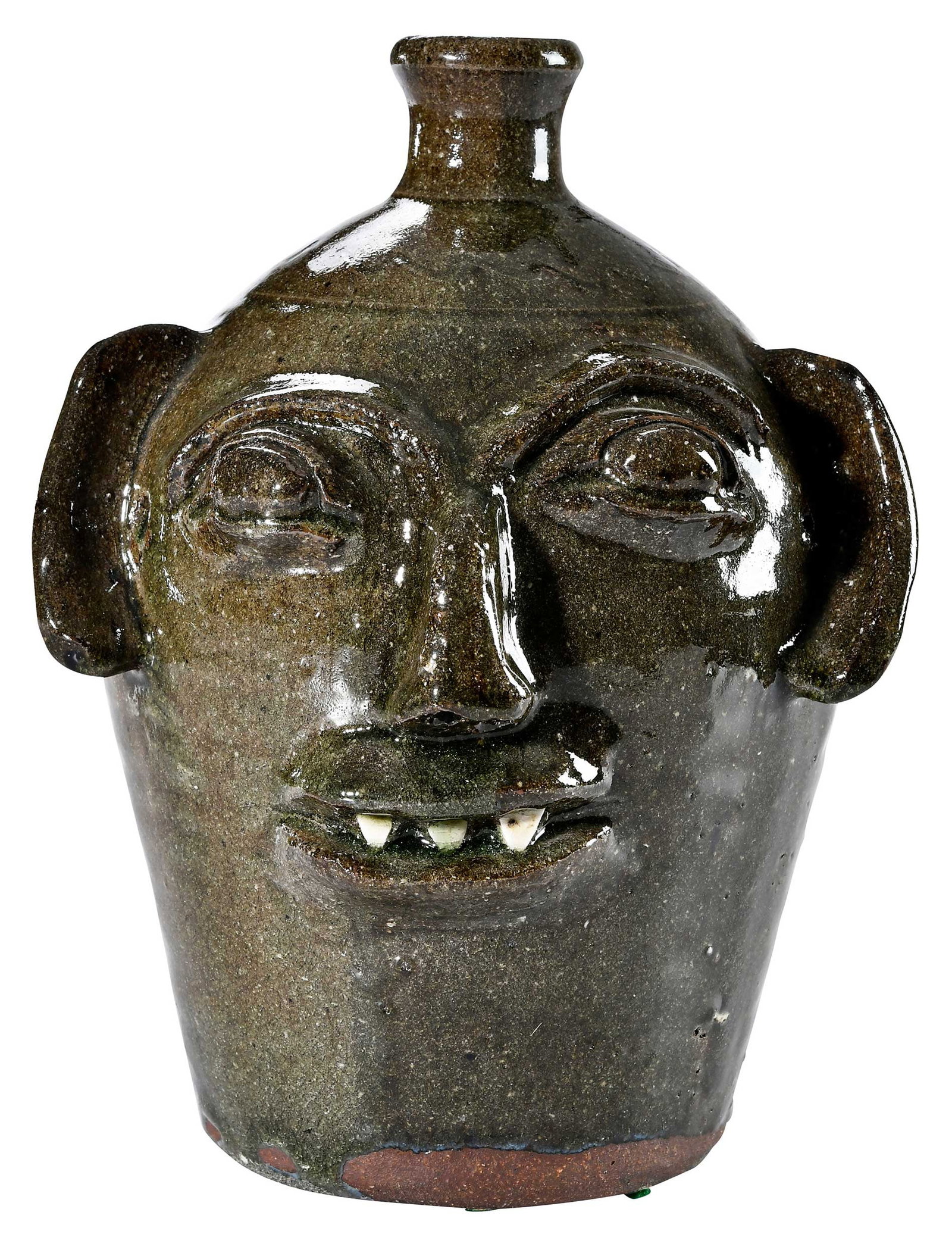 Burlon Craig North Carolina Stoneware Face Jug (1 of 9)