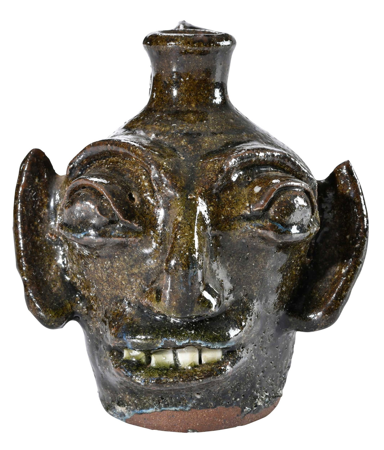 Fine Small Burlon Craig Stoneware Face Jug (1 of 8)