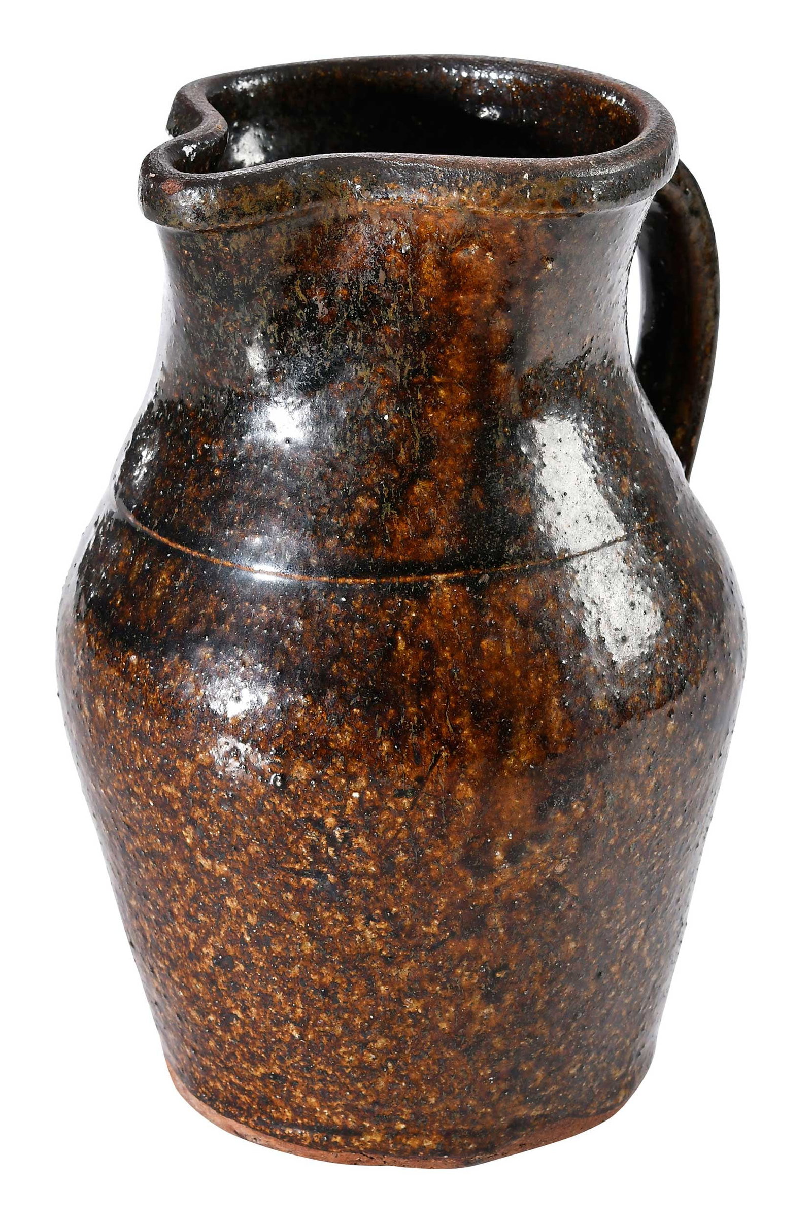 Buncombe County, North Carolina Attributed Stoneware Pitcher (1 of 12)