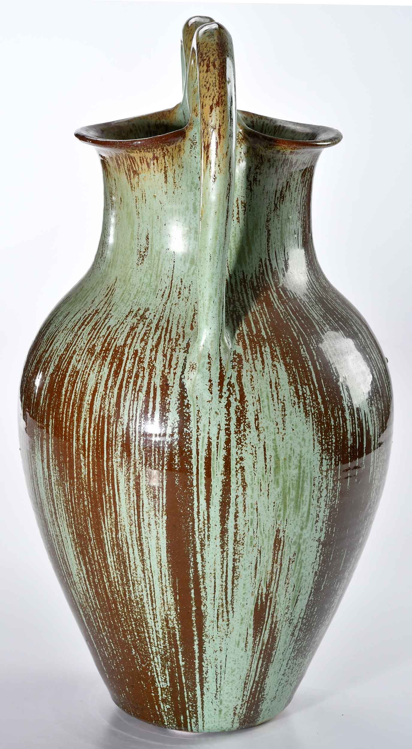 Large A.R. Cole Attributed North Carolina Pottery Floor Vase (1 of 7)