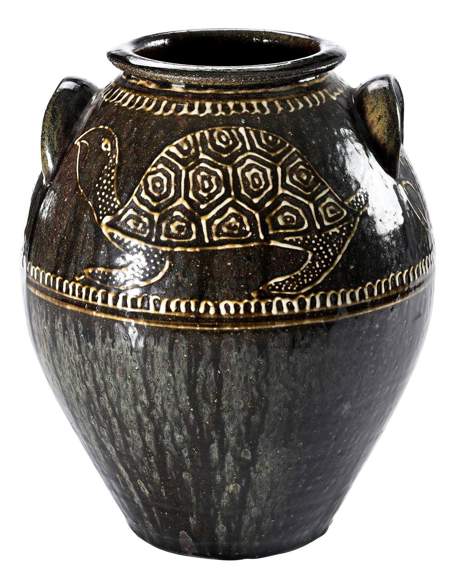 Decorated Matt Jones North Carolina Stoneware Jar (1 of 10)