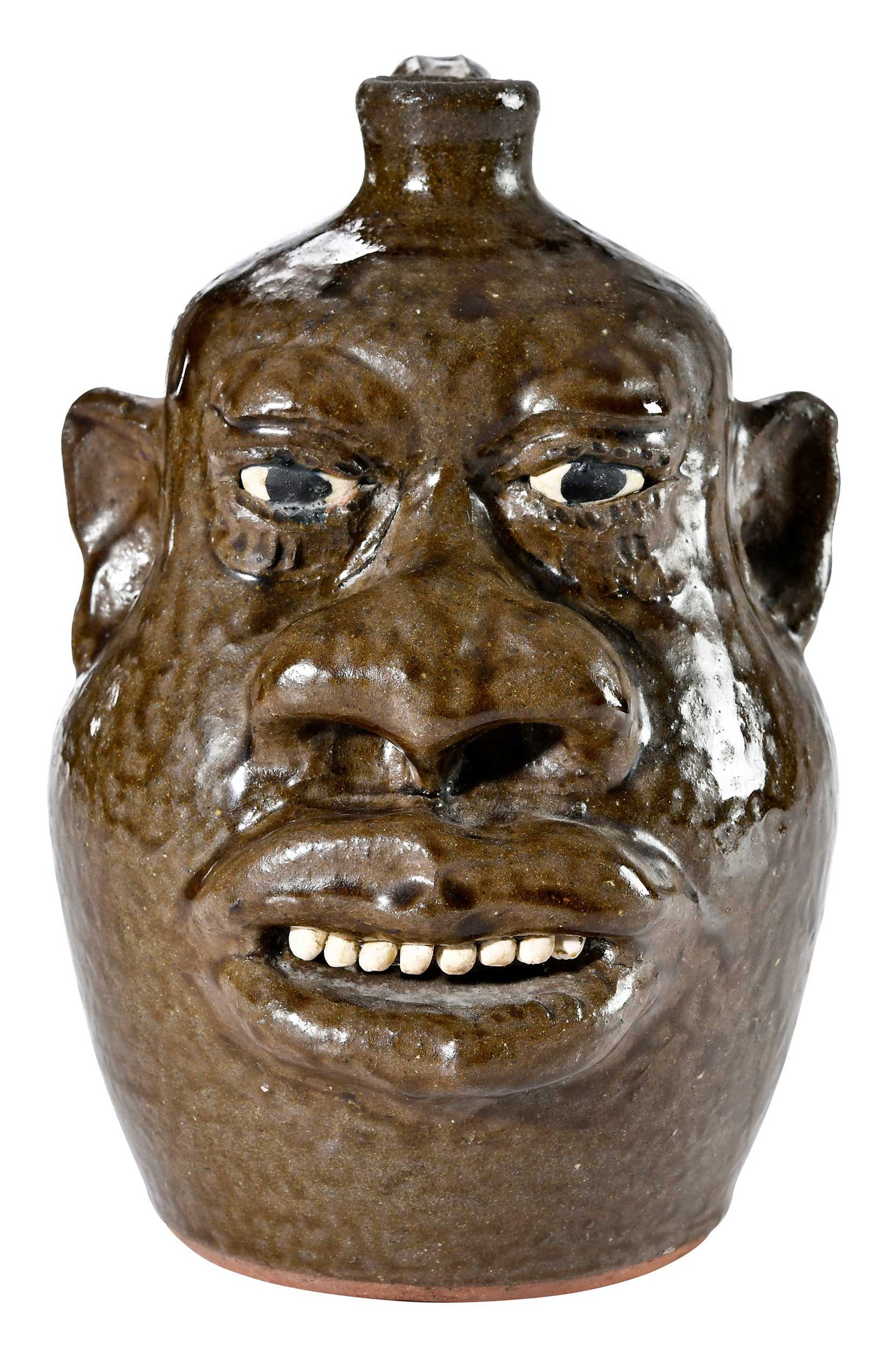 Lanier Meaders Georgia Stoneware Face Jug (1 of 8)
