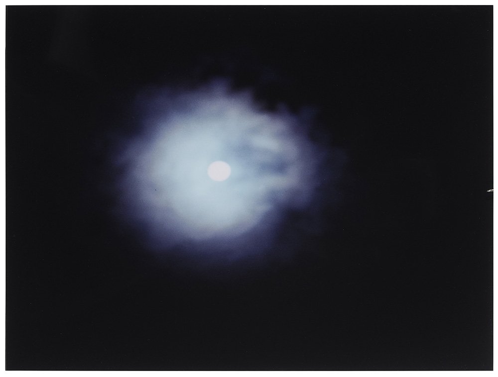 James Turrell: (Arizona/California, born 1943) "Eclipse D", 1999, edition of 8/500, signed verso artist stamped, Ilfochrome (cibachrome), 16 x 12 in.; black painted frame, spot of grime (1/16 in.) at edge Provenance