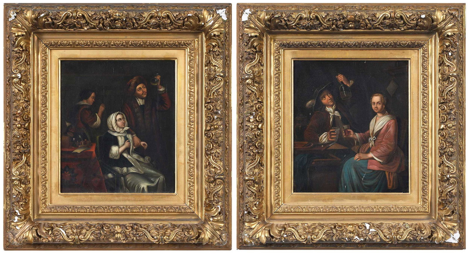 Two Dutch School Genre Paintings (1 of 13)