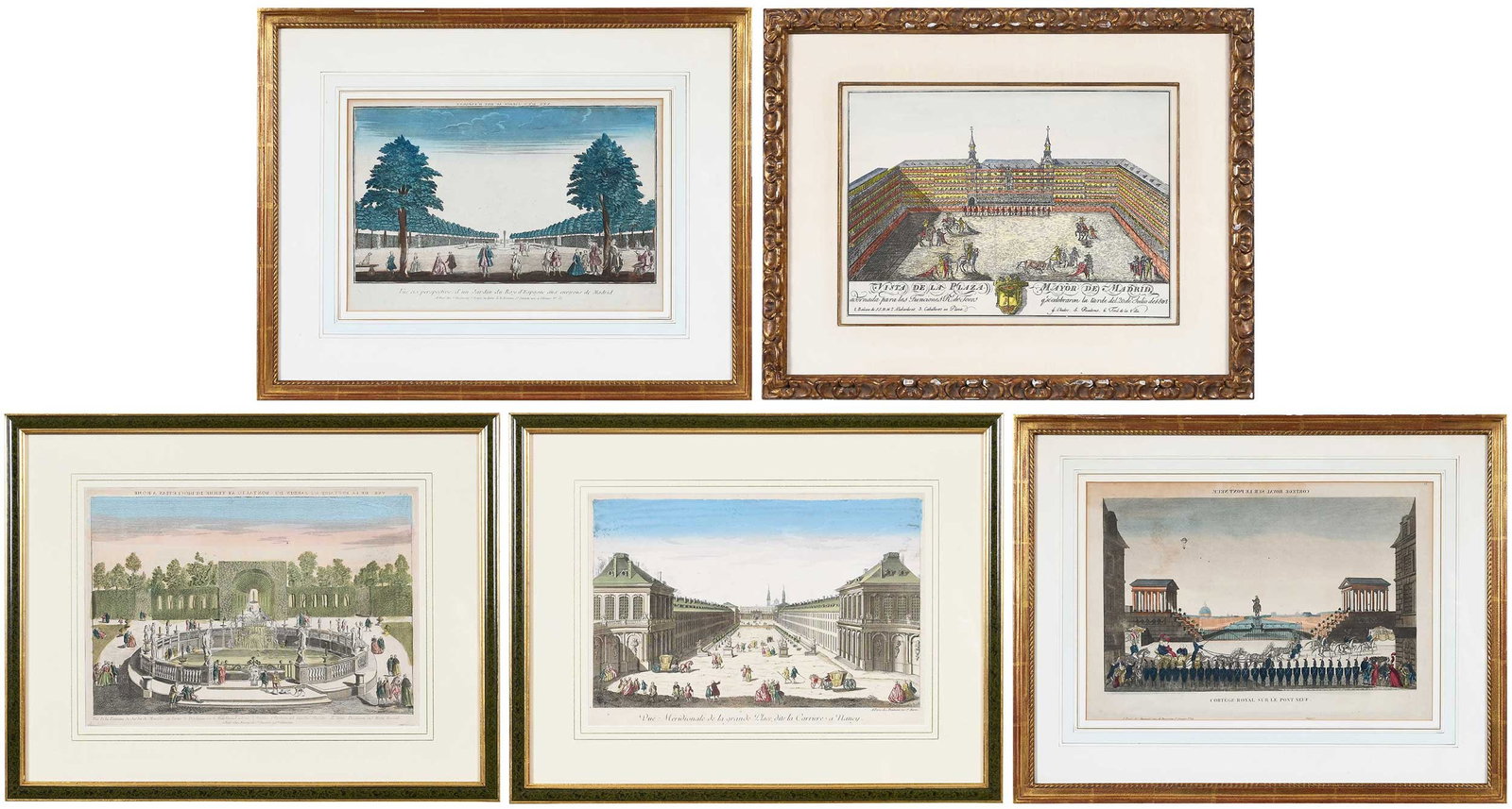 Five Engravings of European Cities (1 of 17)