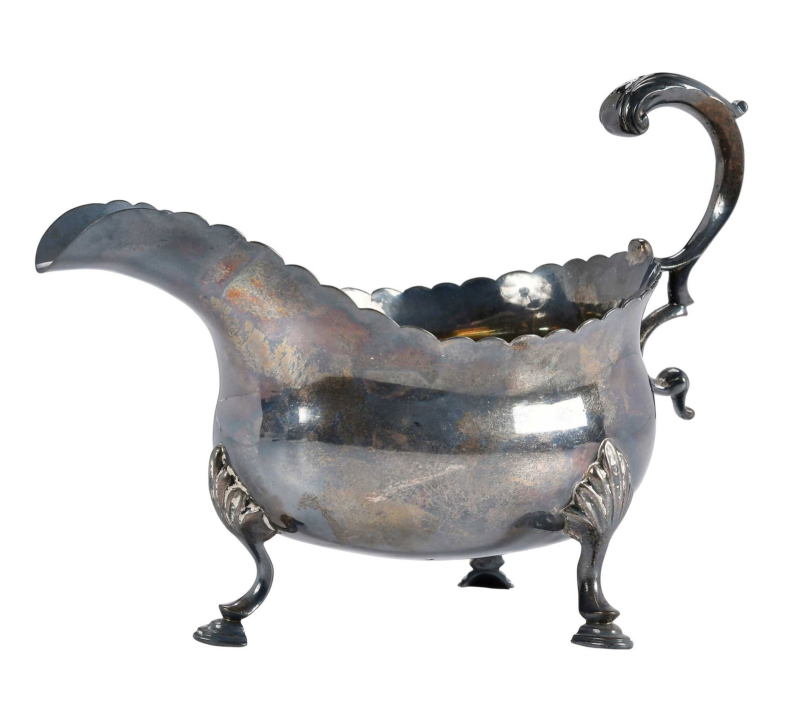 George III English Silver Sauceboat, Thomas Shepherd (1 of 5)