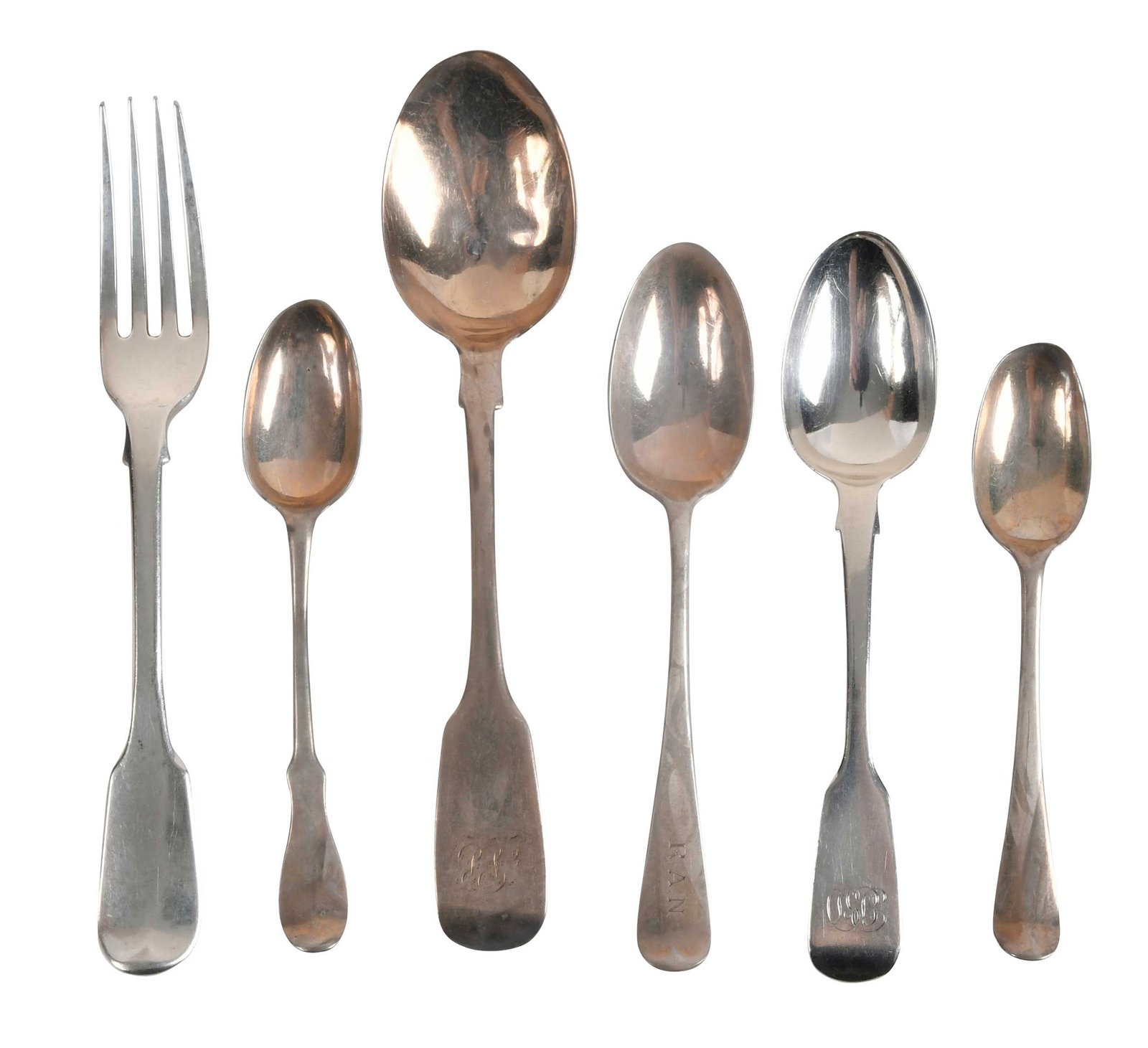 27 Pieces English Silver Flatware (1 of 3)