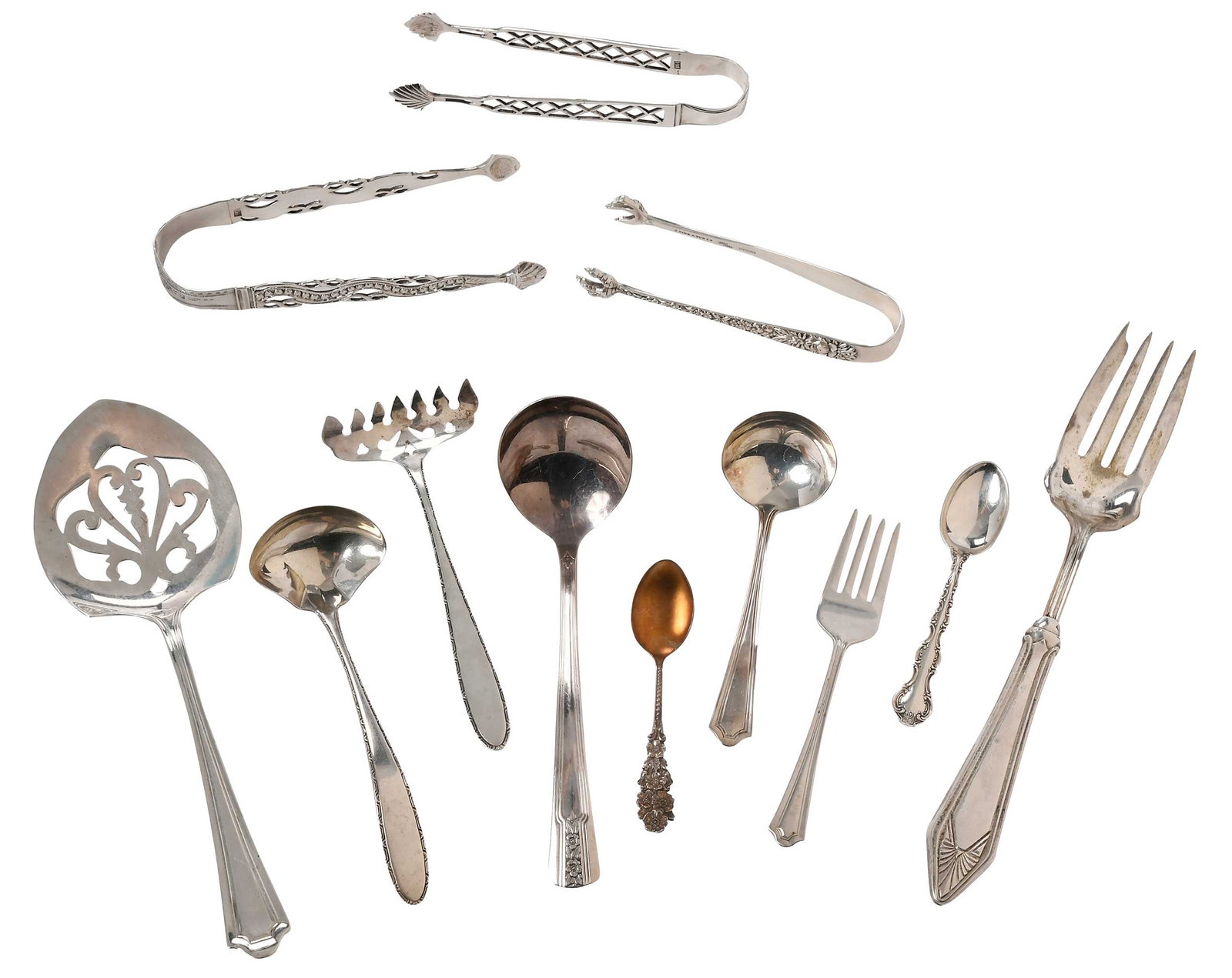 67 Pieces American and English Silver (1 of 5)