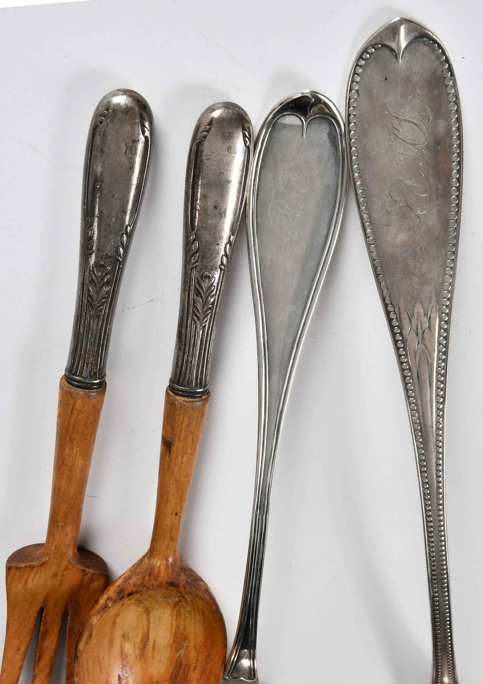 Seven Assorted Silver Table Items - 2