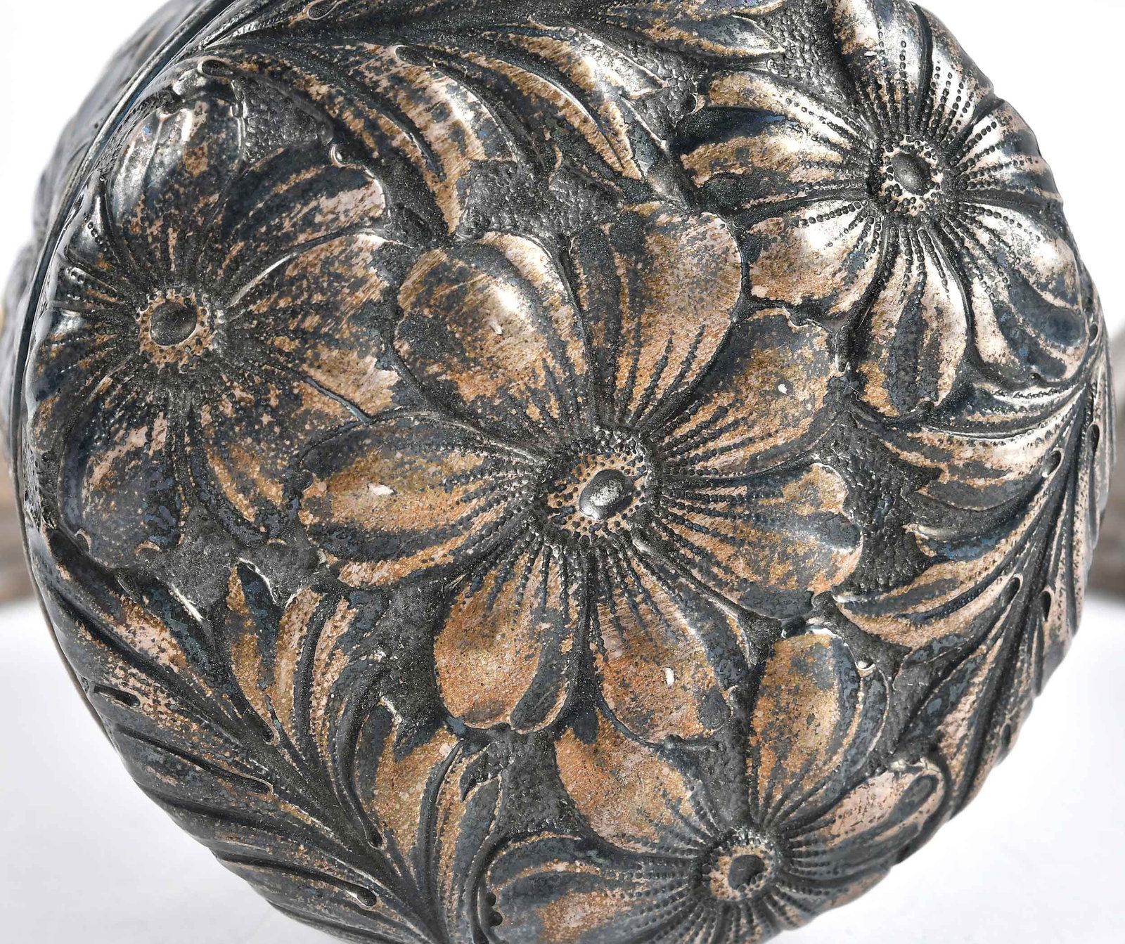 Three Sterling Repousse Items - 3