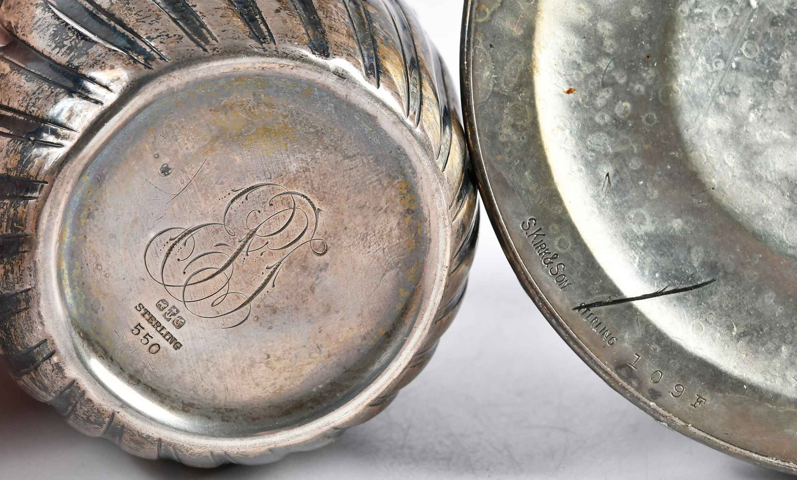Three Sterling Repousse Items - 4