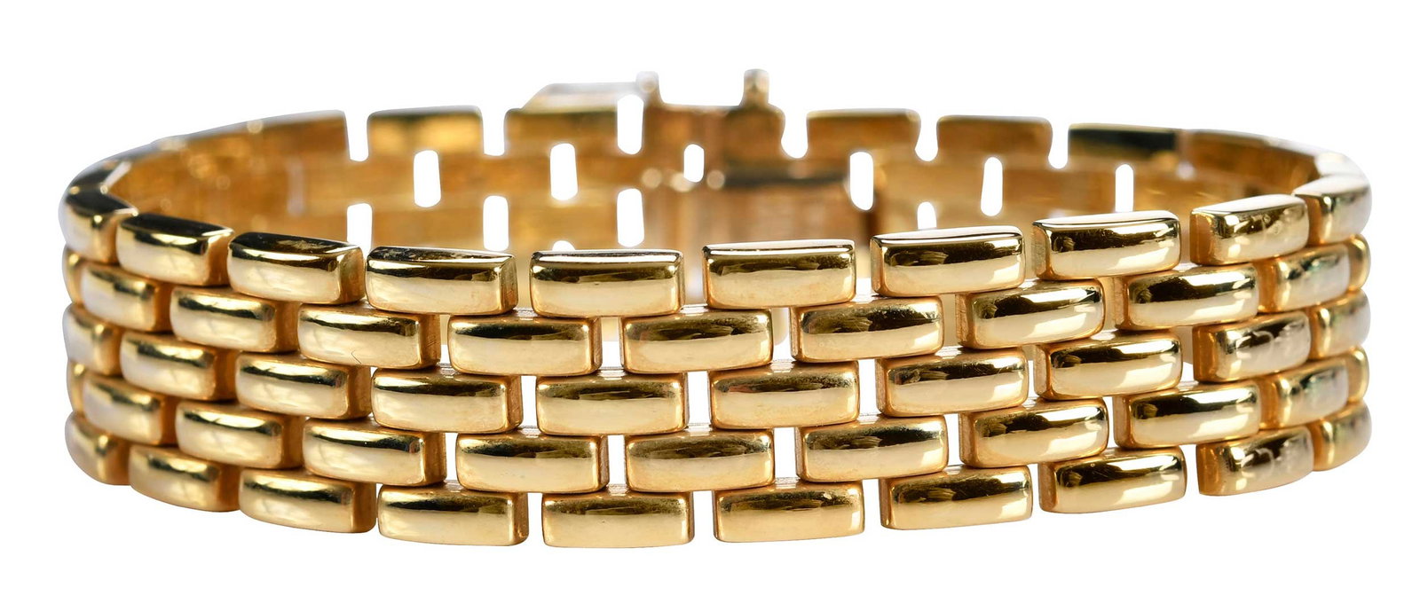 18kt. Panther Link Bracelet (1 of 6)