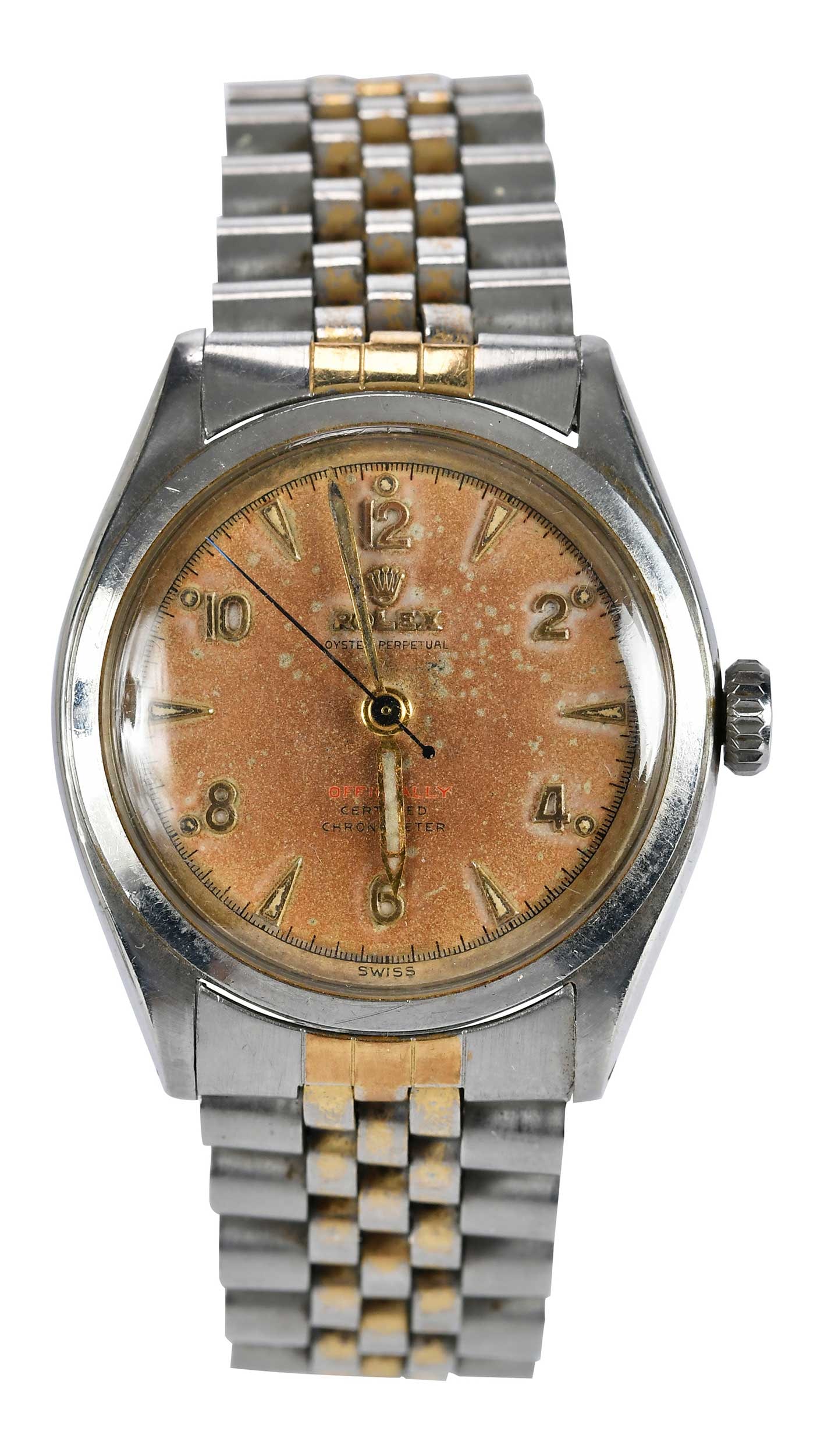 Stainless Steel Vintage Bubble Back Rolex Watch (1 of 12)