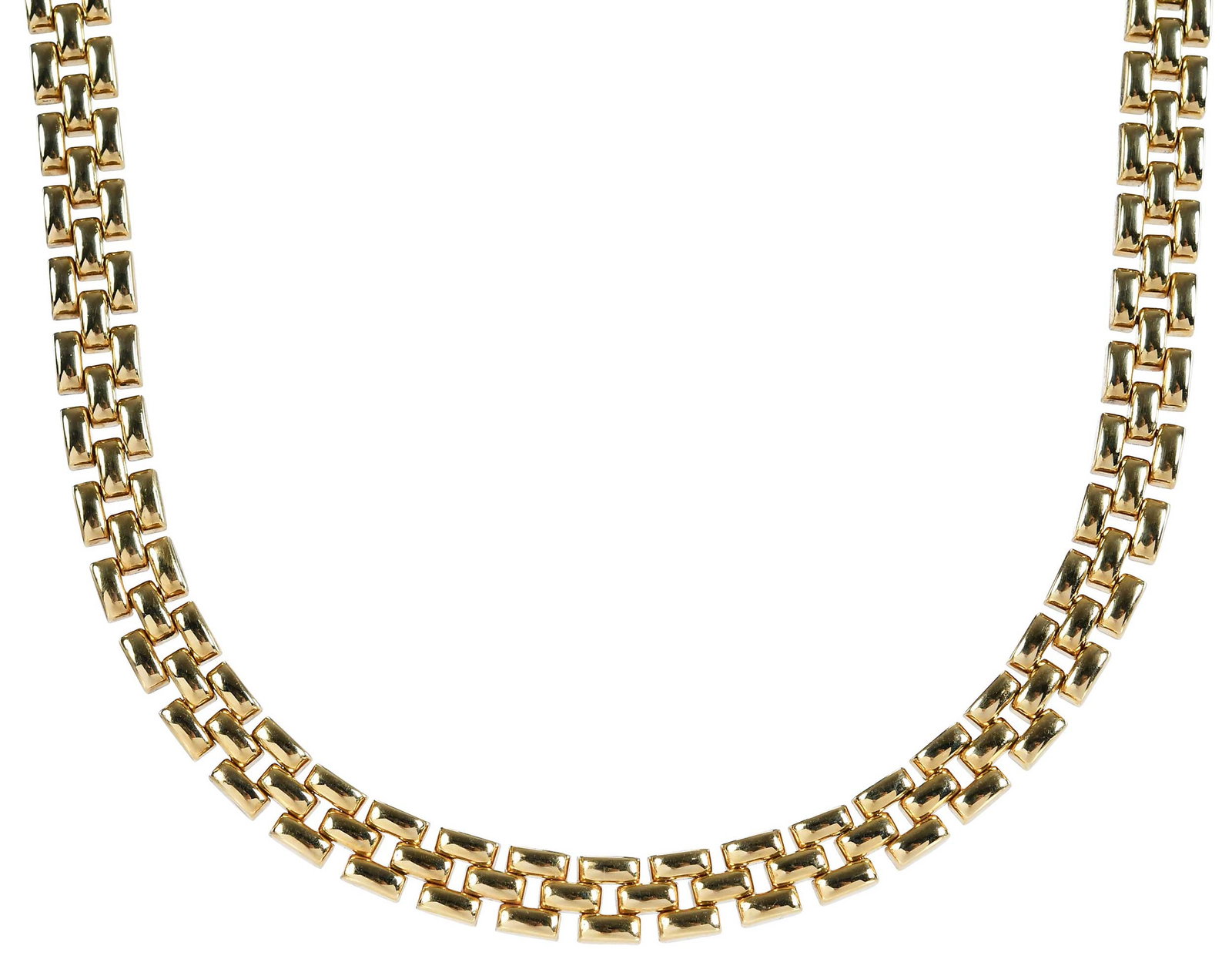 18kt. Panther Link Necklace (1 of 5)