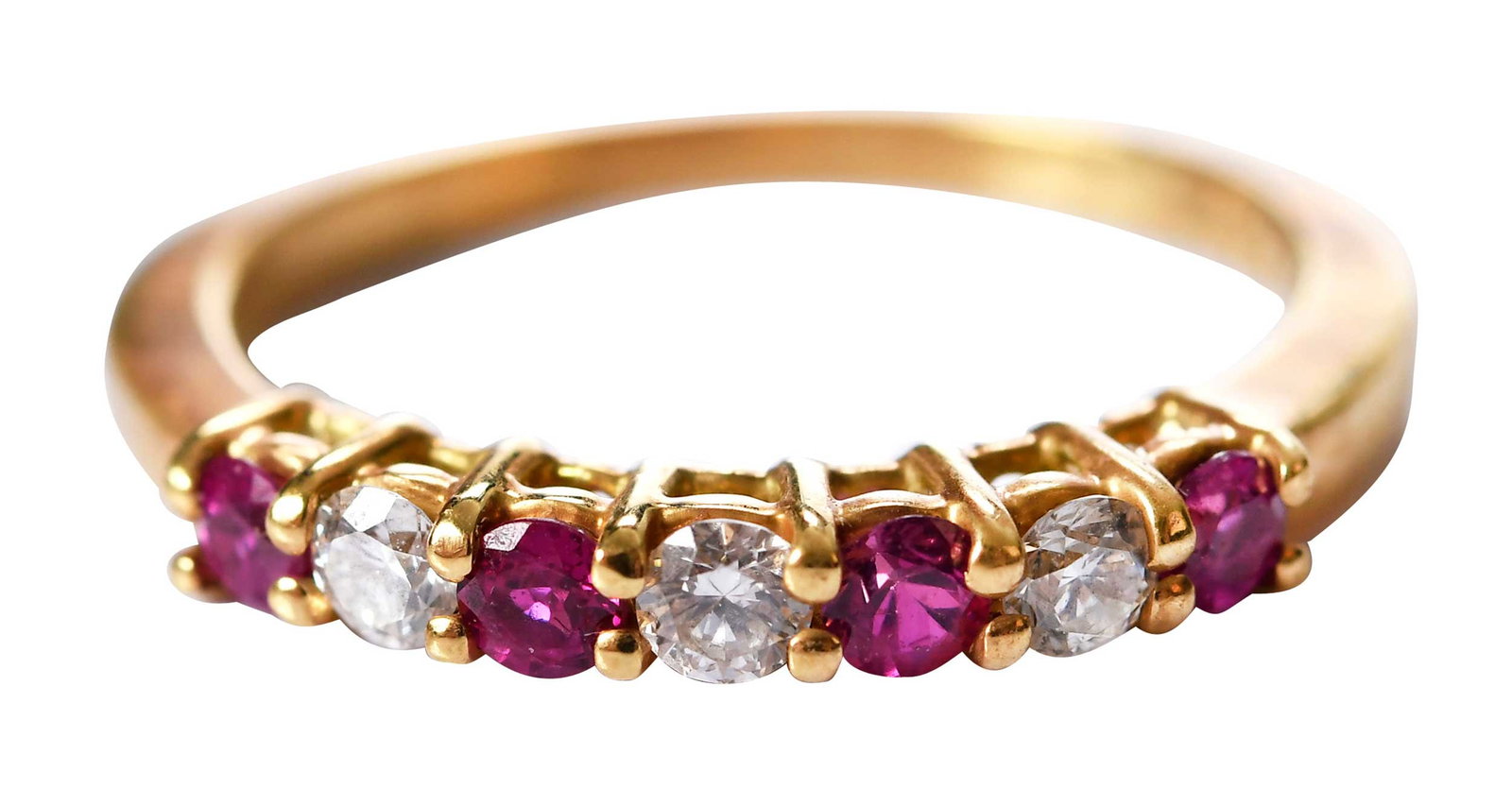 18kt. Diamond and Ruby Band (1 of 7)