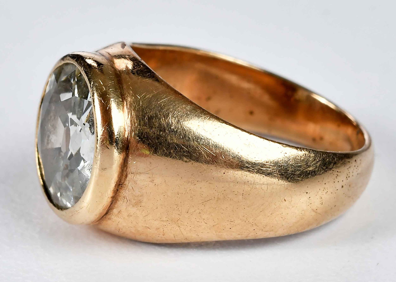 14kt. Diamond Bezel Ring - 2