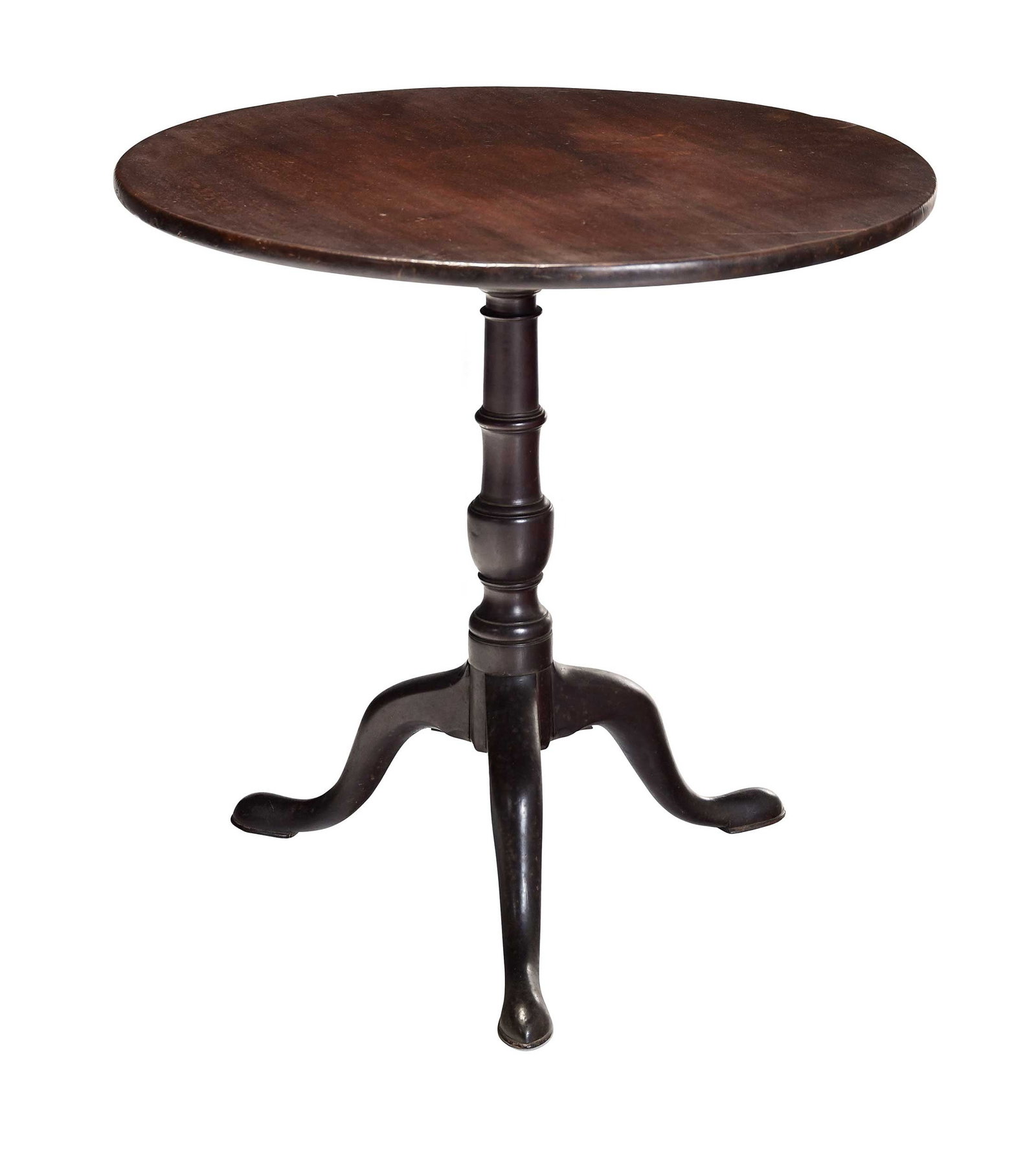 Virginia Attributed Chippendale Mahogany Tilt Top Tea Table (1 of 10)