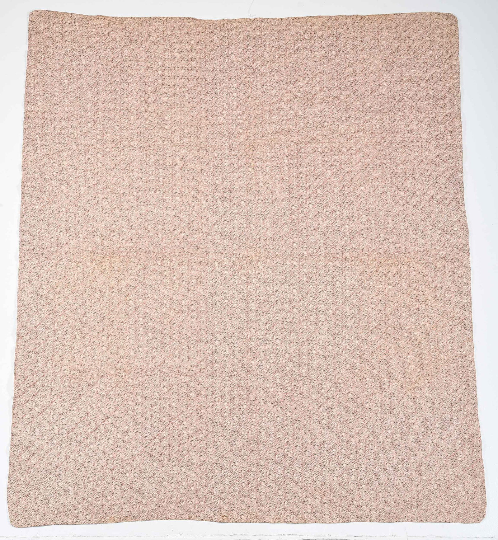 American Nine-Patch Pattern Wool Quilt - 4