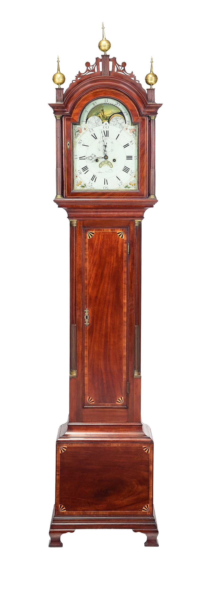 Very Fine And Rare Federal Mahogany Tall Case Clock, Simon Willard (1 of 20)