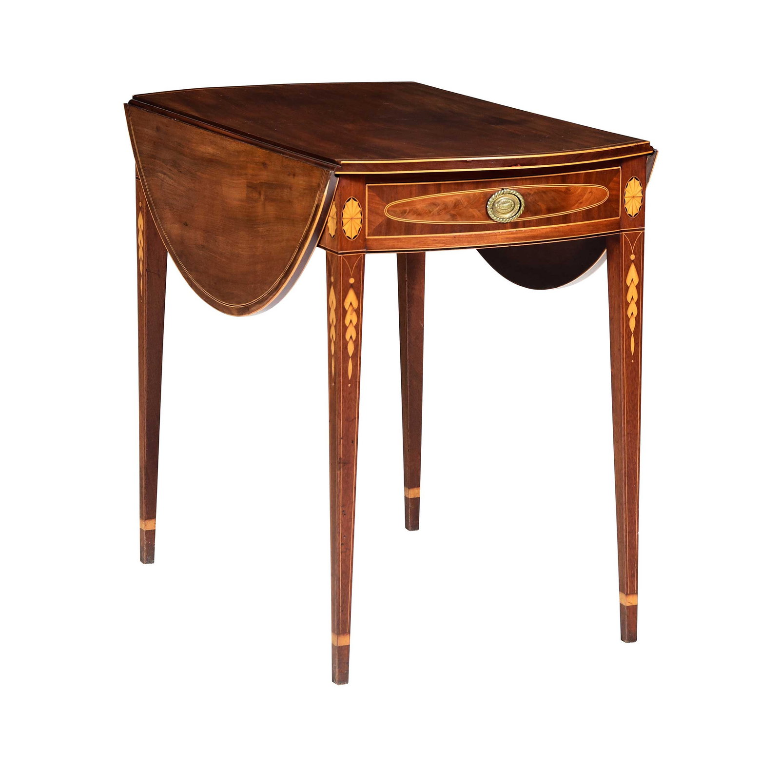New York Federal Inlaid Mahogany Pembroke Table (1 of 20)