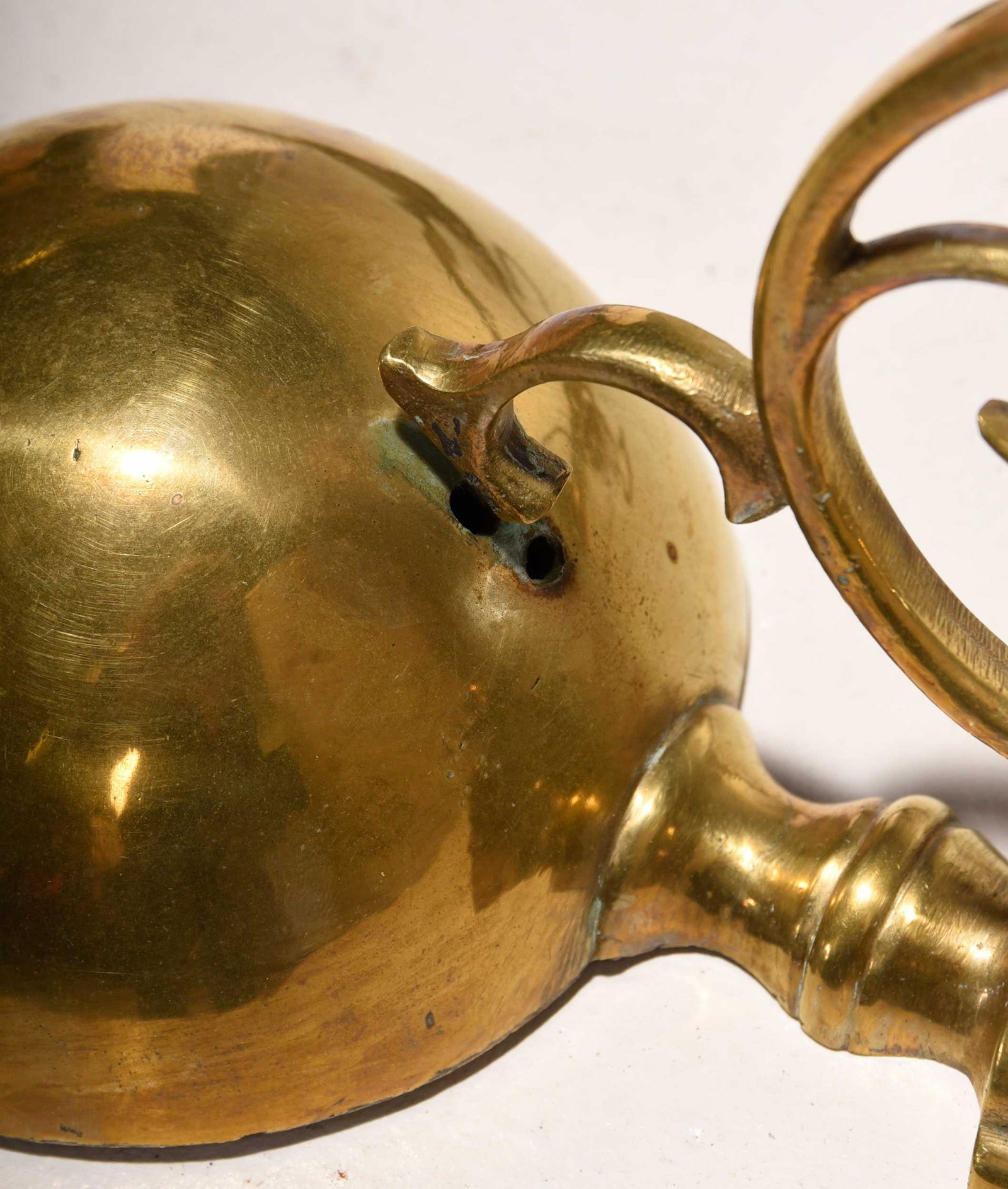 Seven Early Brass Decorative Objects - 3