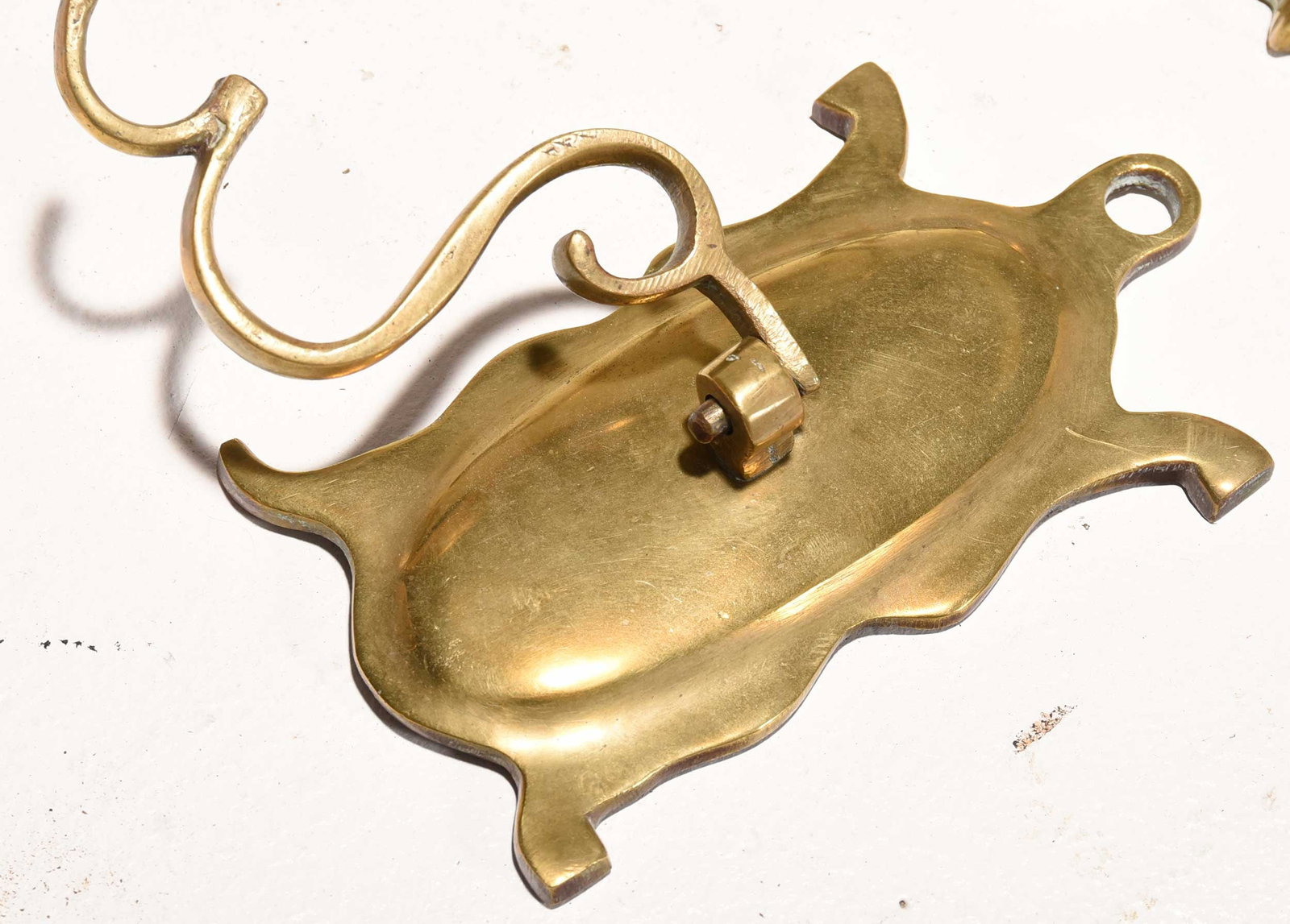 Seven Early Brass Decorative Objects - 5