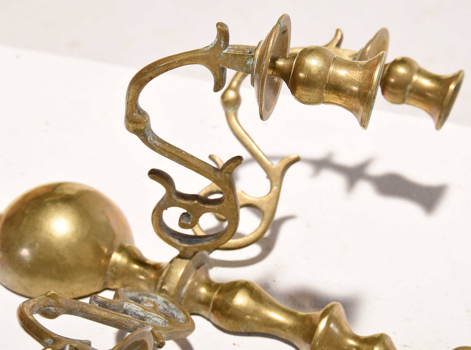 Seven Early Brass Decorative Objects - 8