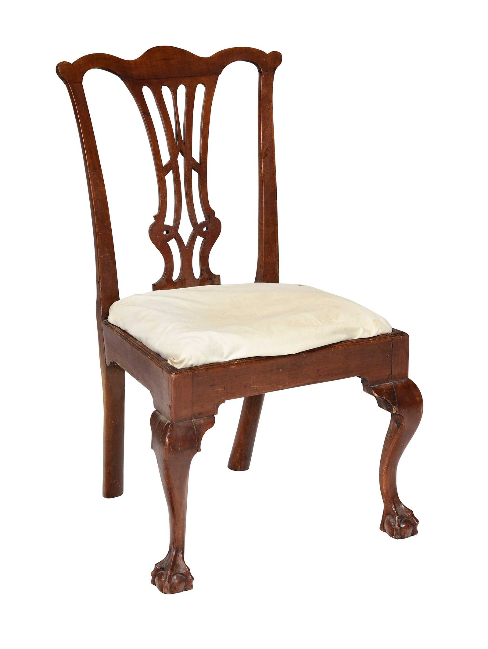 Pennsylvania Chippendale Carved Walnut Side Chair (1 of 8)