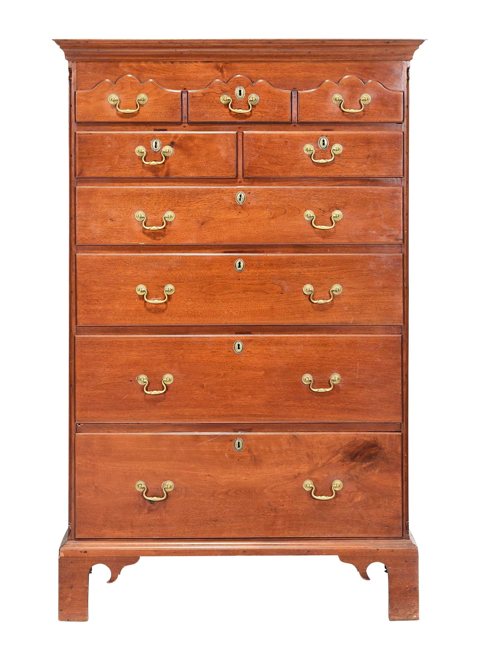 Pennsylvania Chippendale Walnut High Chest of Drawers (1 of 14)