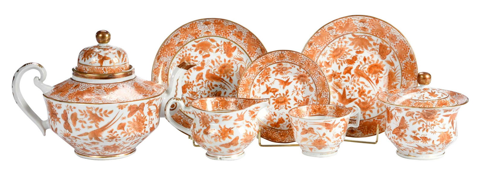 40 Pieces of Chinese Export Sacred Bird and Butterfly Porcelain (1 of 12)