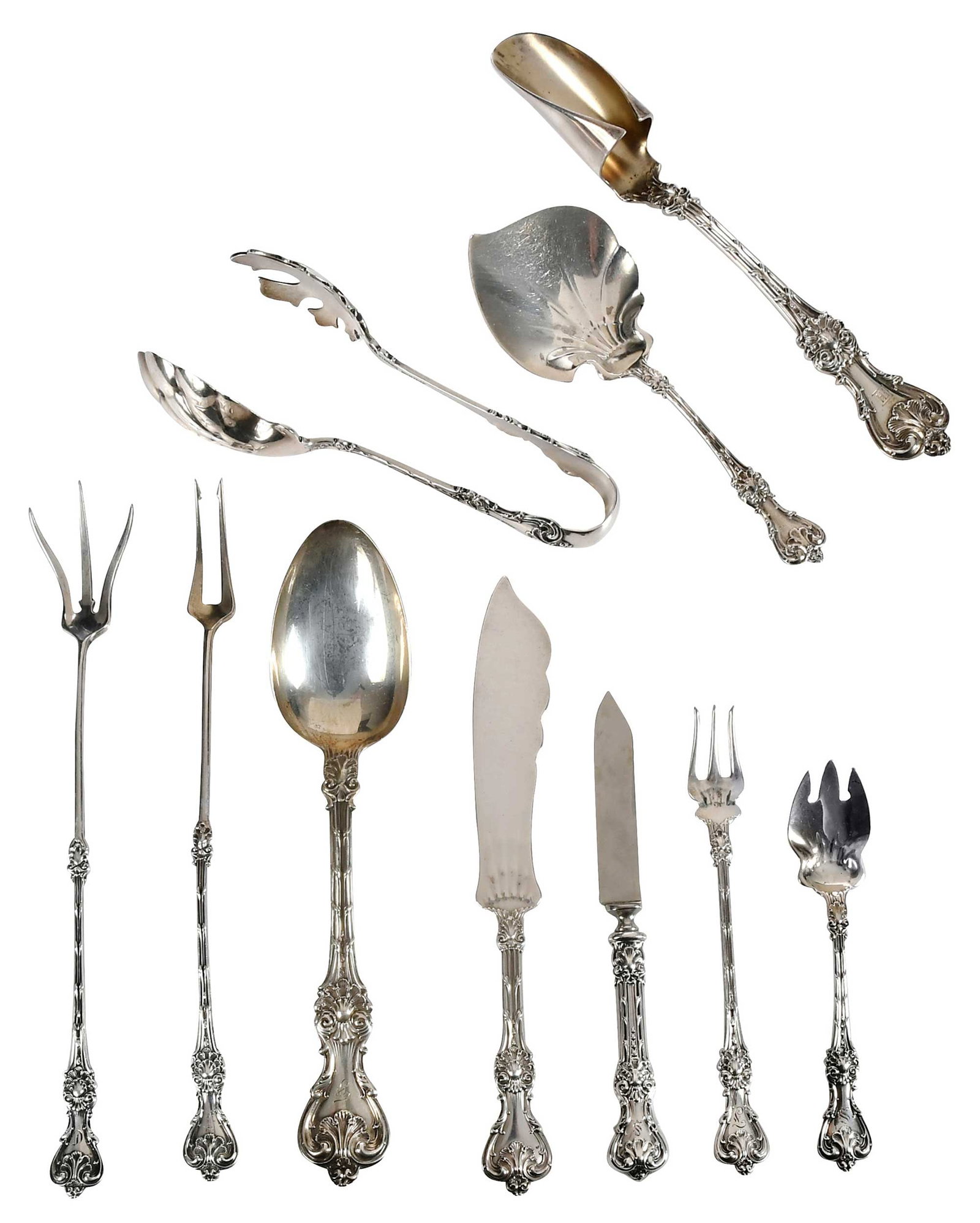Whiting Imperial Queen Sterling Flatware, 62 Pieces (1 of 8)