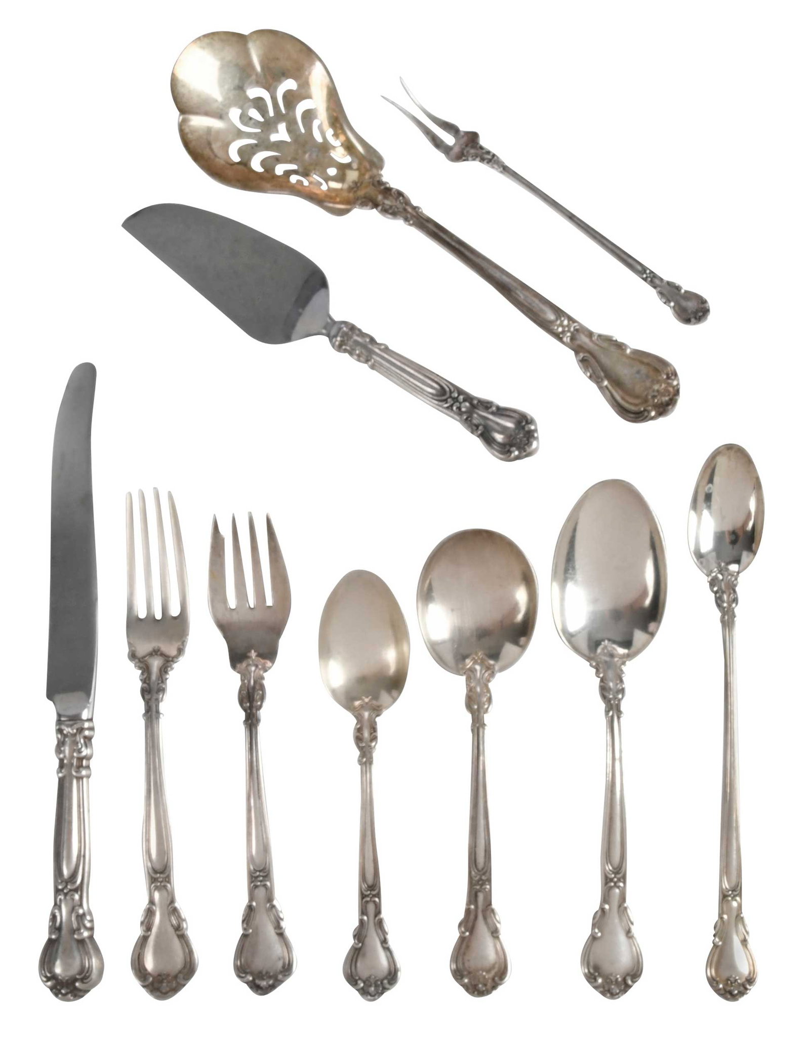 Gorham Chantilly Sterling Flatware, 70 Pieces (1 of 6)