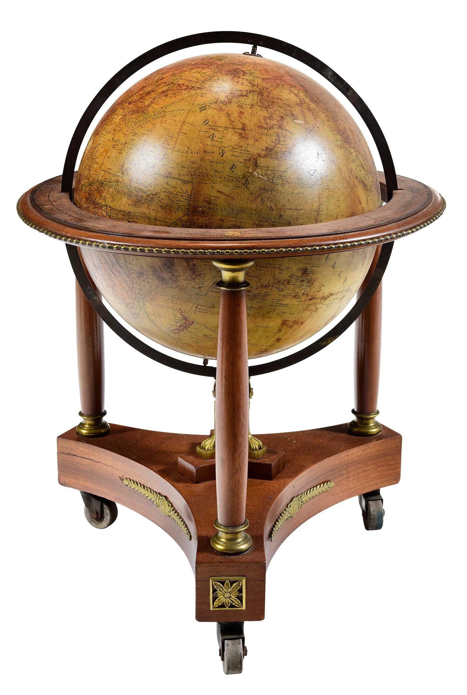 Ludwig Julius Heymann Globe on Wheeled Tripod Stand (1 of 8)