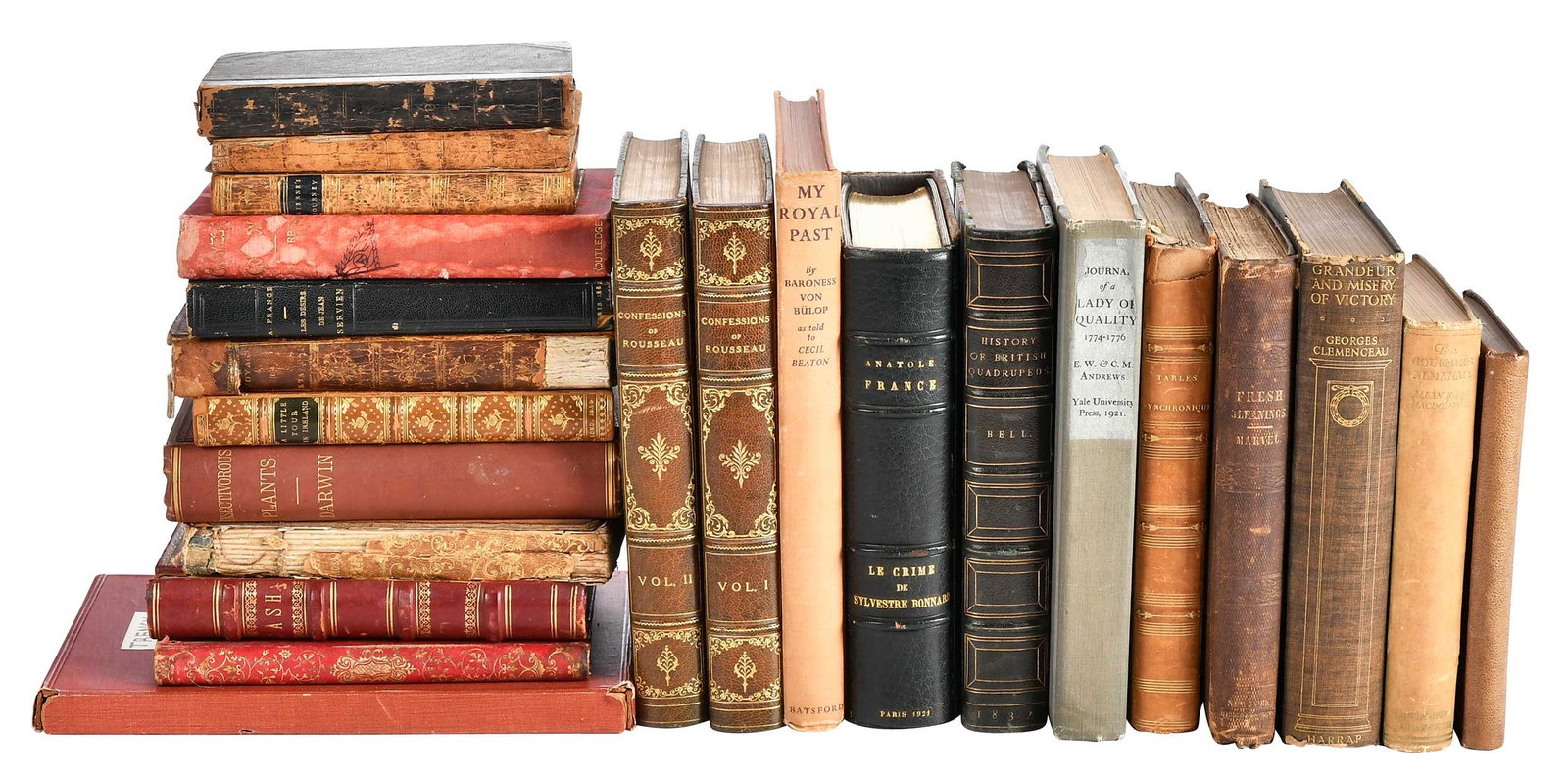 23 Assorted Volumes on History and Natural Sciences (1 of 6)