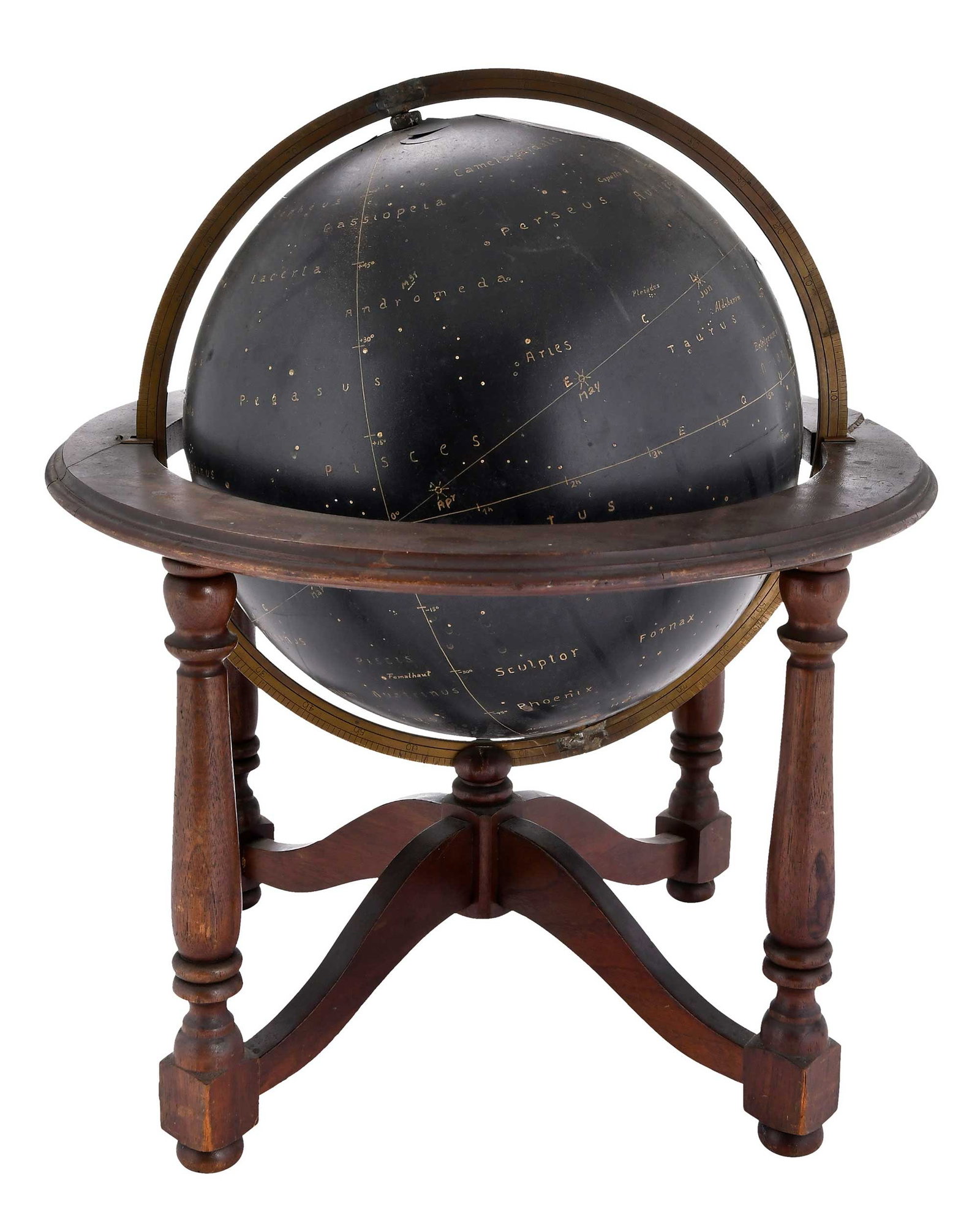 19th Century Black Celestial Globe on Stand (1 of 15)