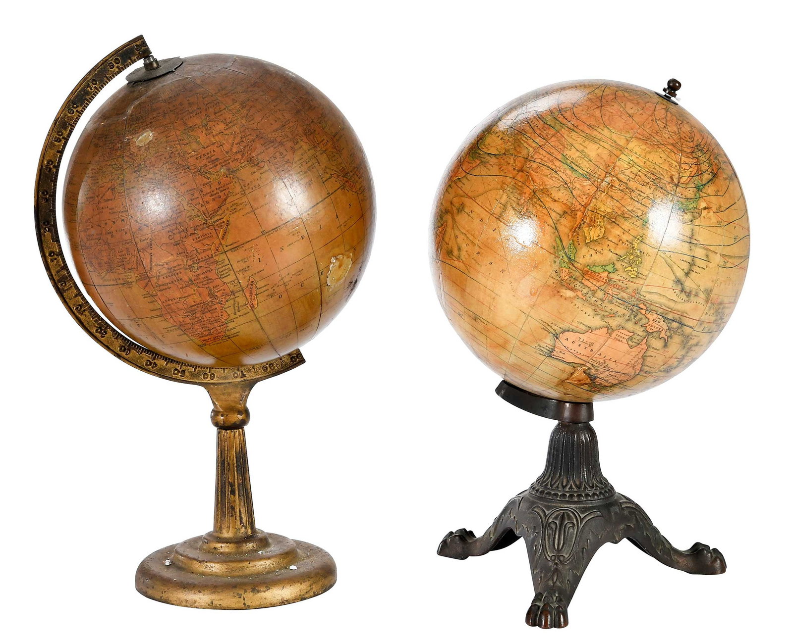 Two Eight Inch Desktop Globes on Stands, A.H. Andrews and Rand McNally (1 of 15)