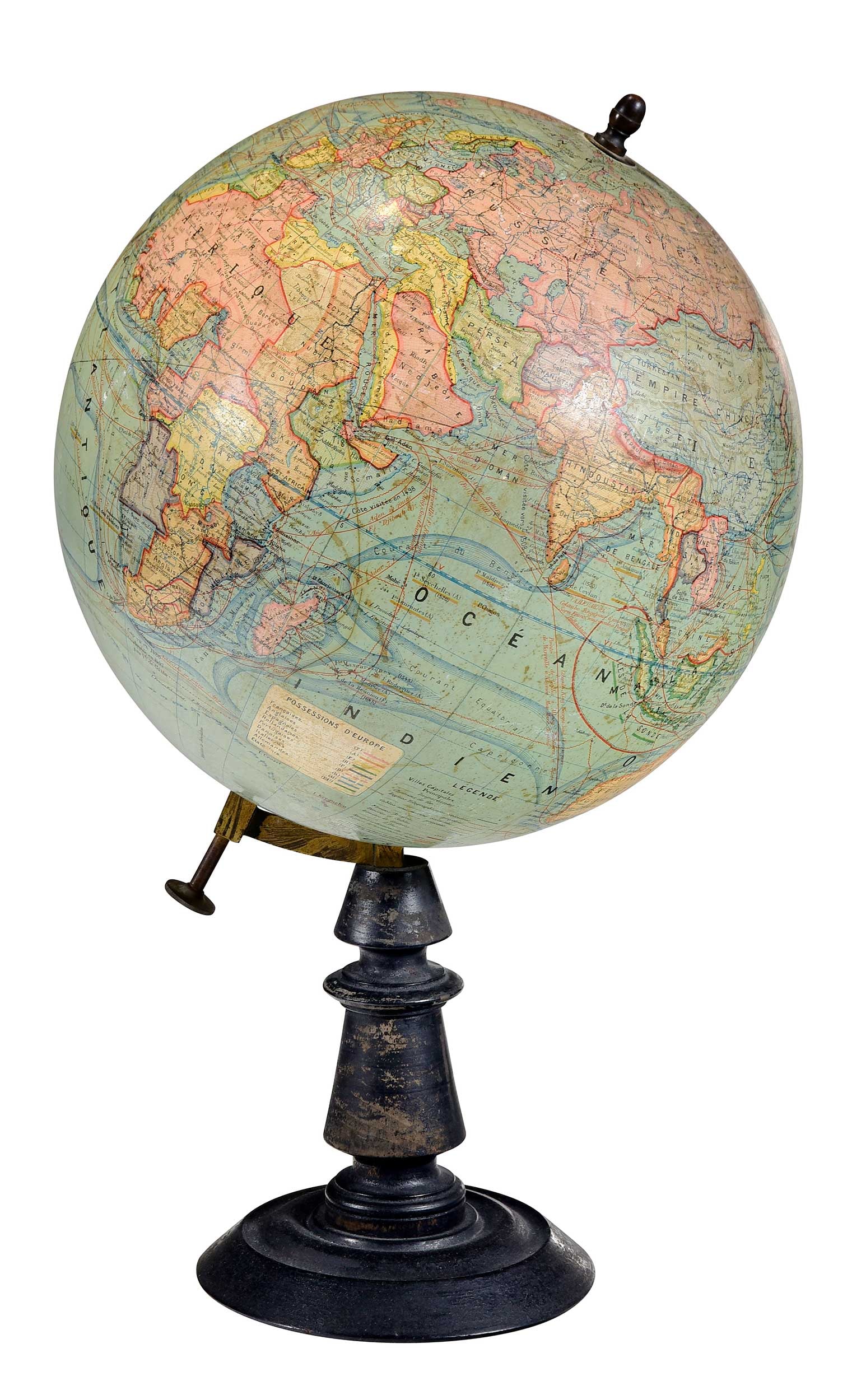 J. Forest 15 Inch Terrestrial Globe on Stand (1 of 10)