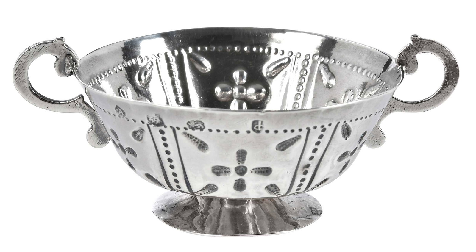 Charles I English Silver Two Handle Cup (1 of 6)