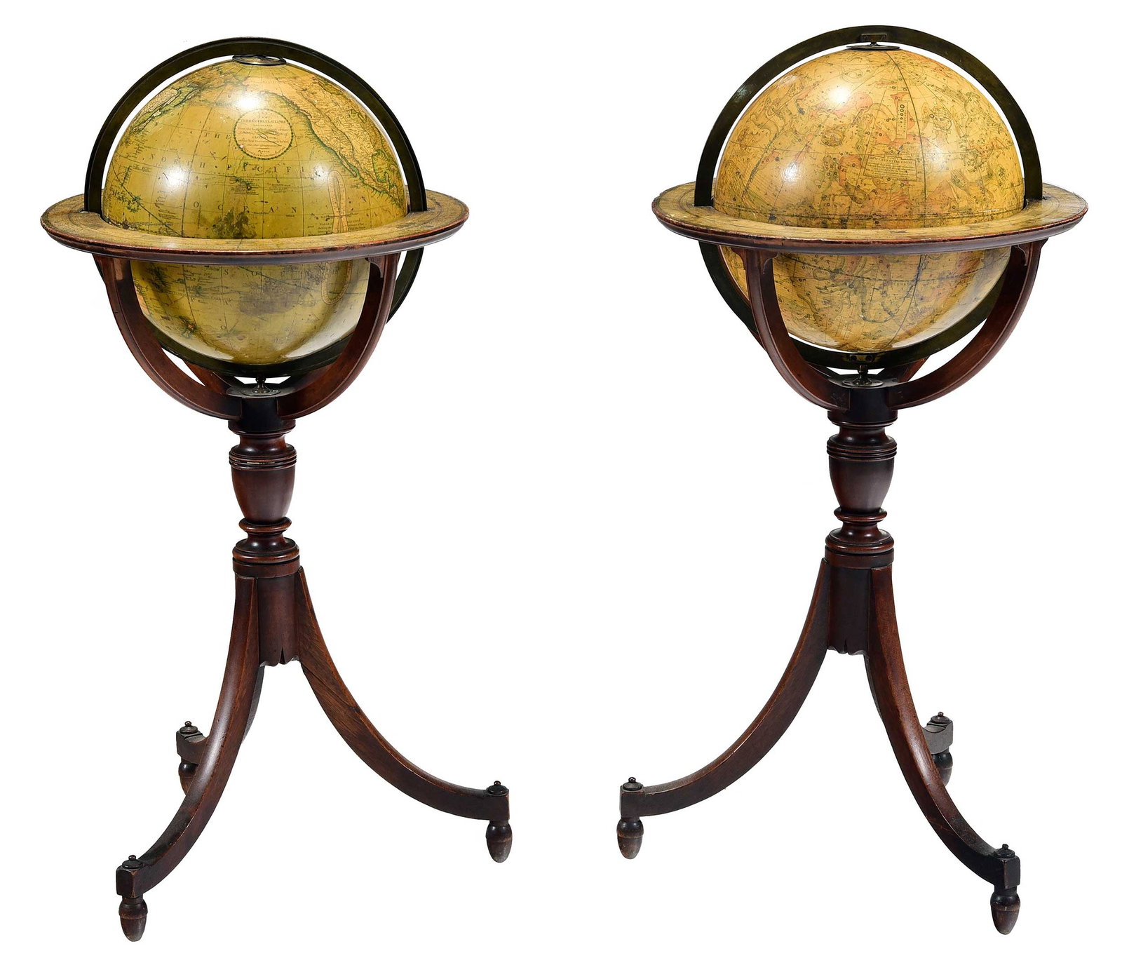 Pair of Cary's 12 Inch Regency Terrestrial and Celestial Globes, 1816 (1 of 20)