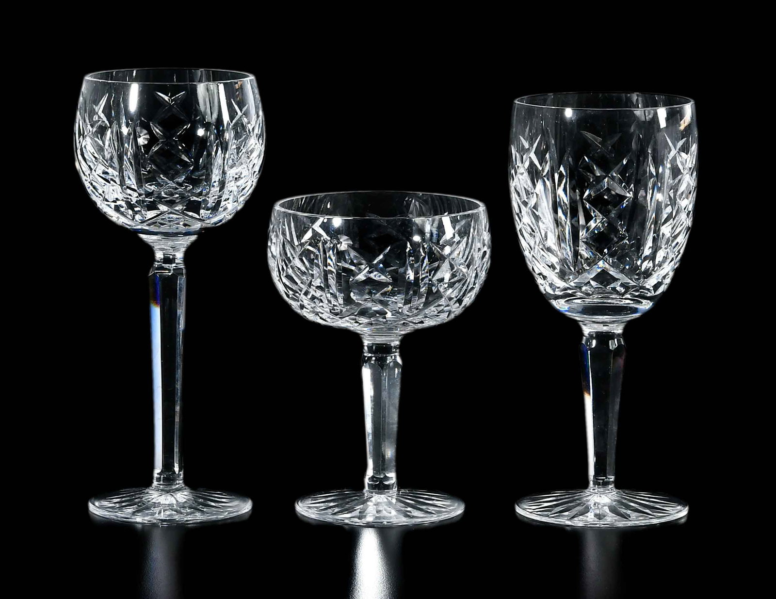36 Pieces of Waterford Glengarriff Pattern Drinkware (1 of 3)