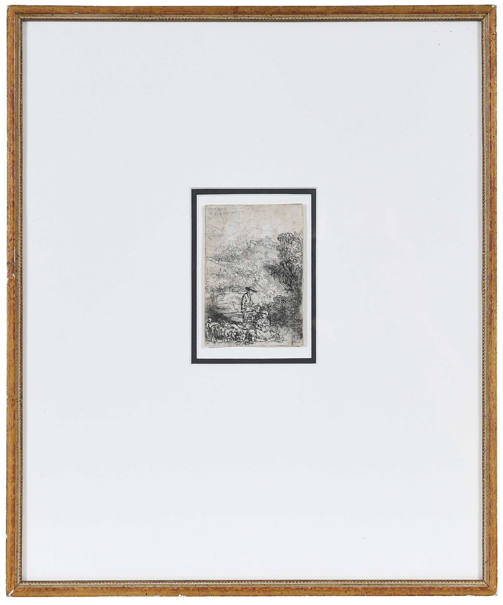 A Rare Rembrandt van Rijn Etching (1 of 9)