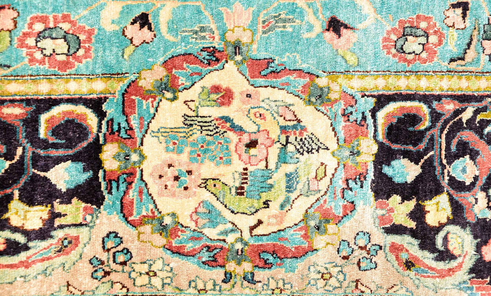 Silk Tabriz Carpet - 4